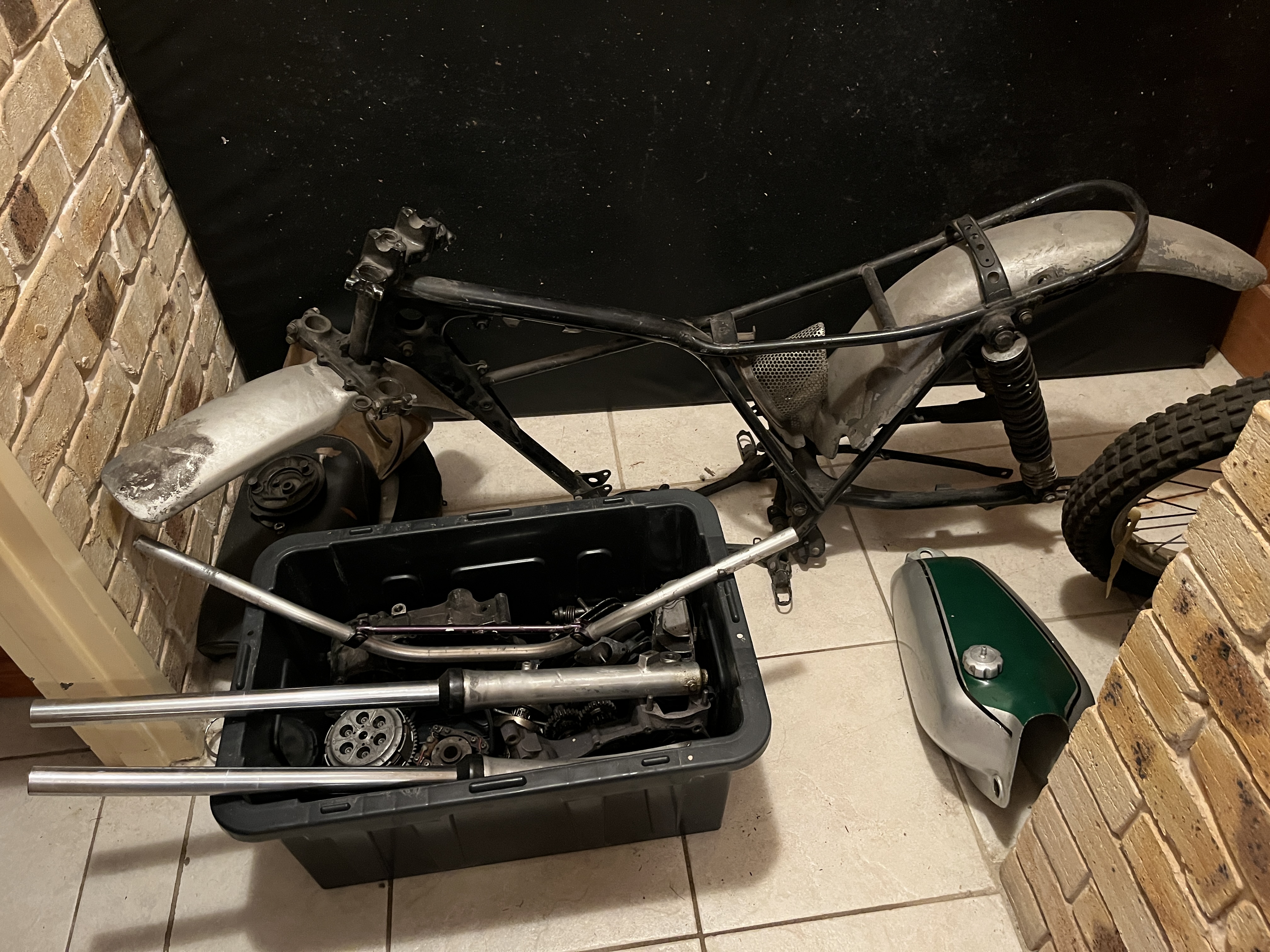 1974 HONDA CR125M ELSINORE MOTOCROSS 
