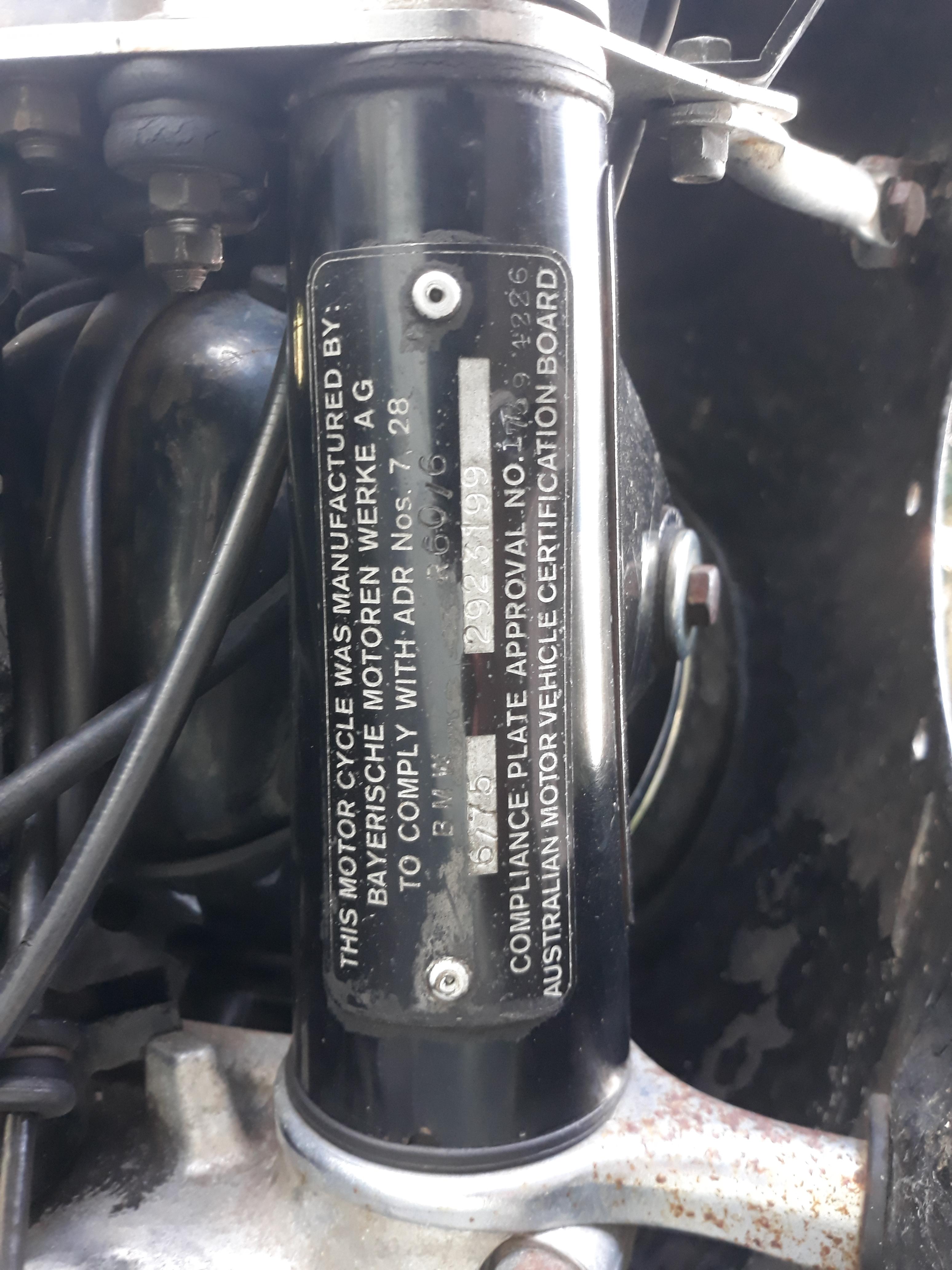 1975 BMW R60/6 ROAD