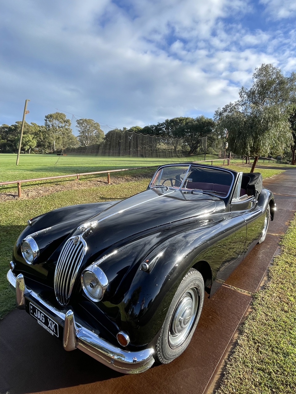 1955 JAGUAR XK140 DHC CONVERTIBLE