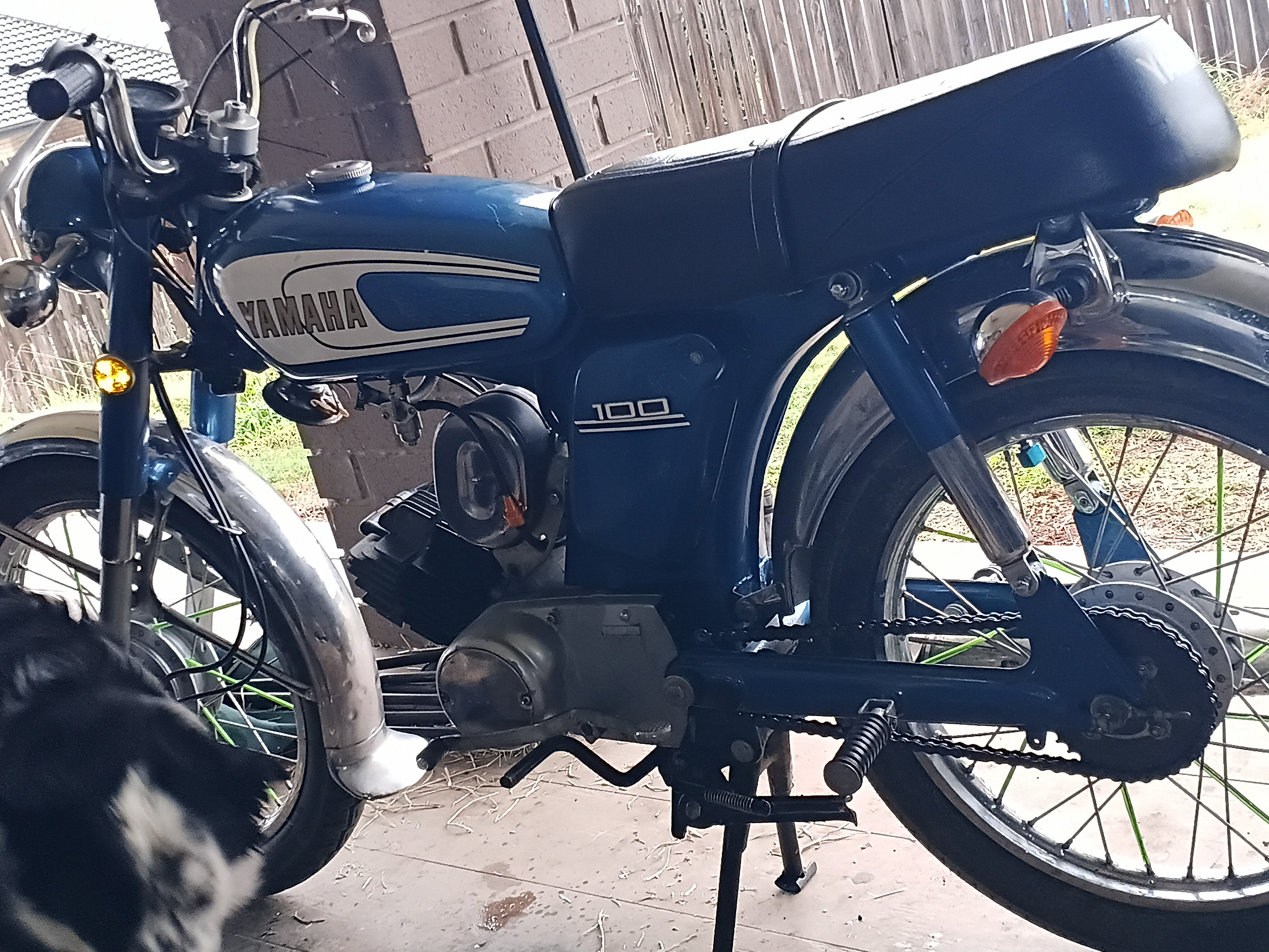 1976 YAMAHA YB100 ROAD