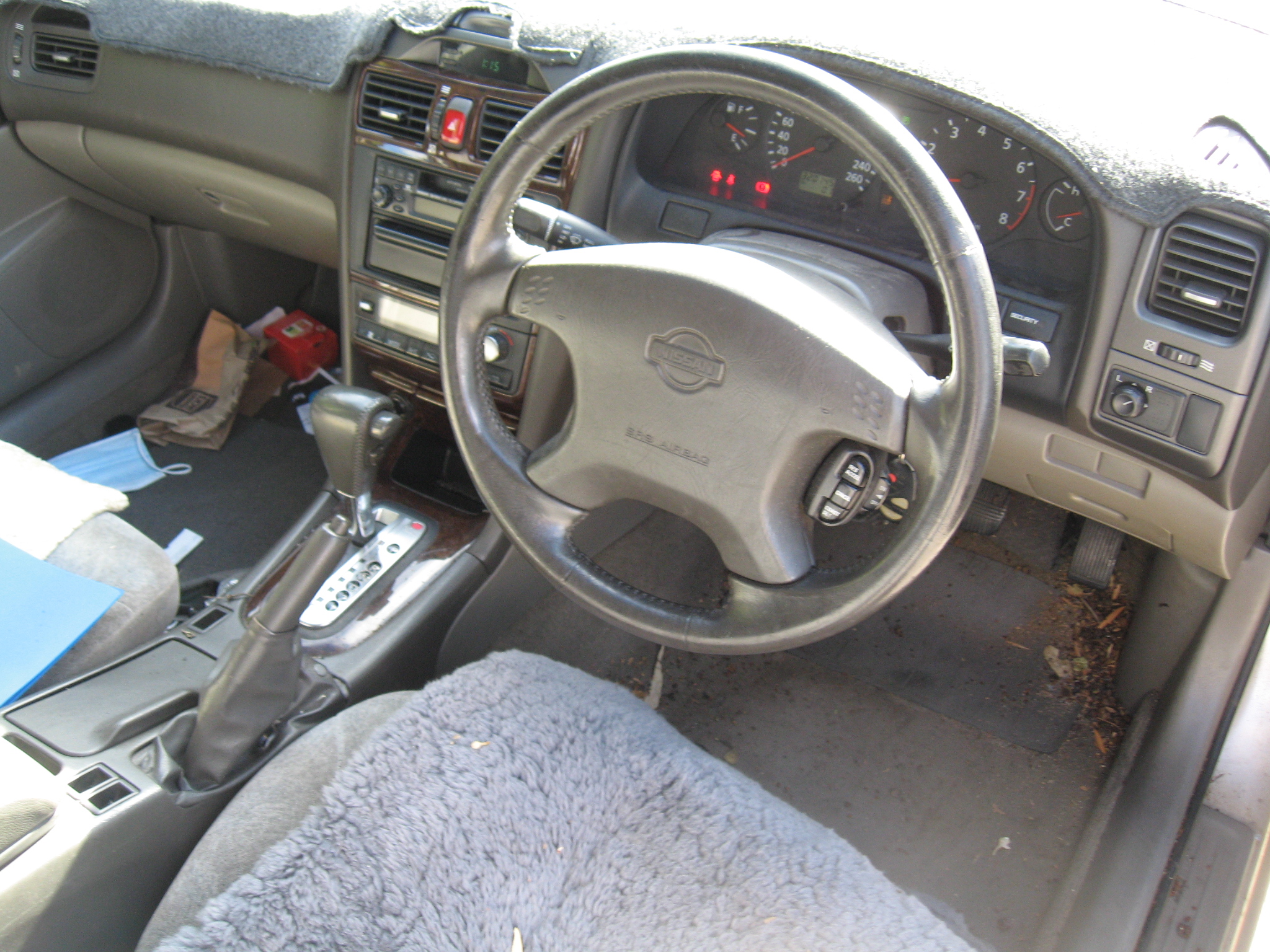 2001 NISSAN MAXIMA A33 ST 4 SP AUTOMATIC 4D SEDAN