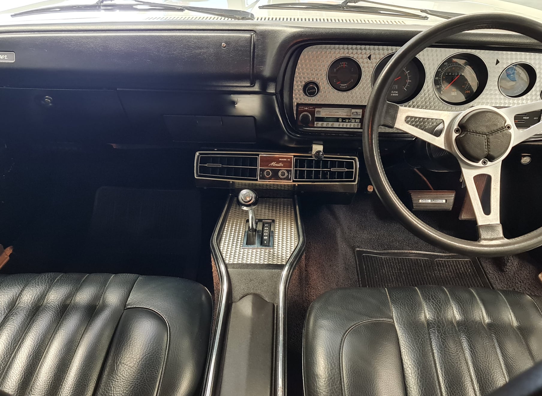 1974 CHRYSLER CHARGER VJ 770 3 SP AUTOMATIC 2D COUPE