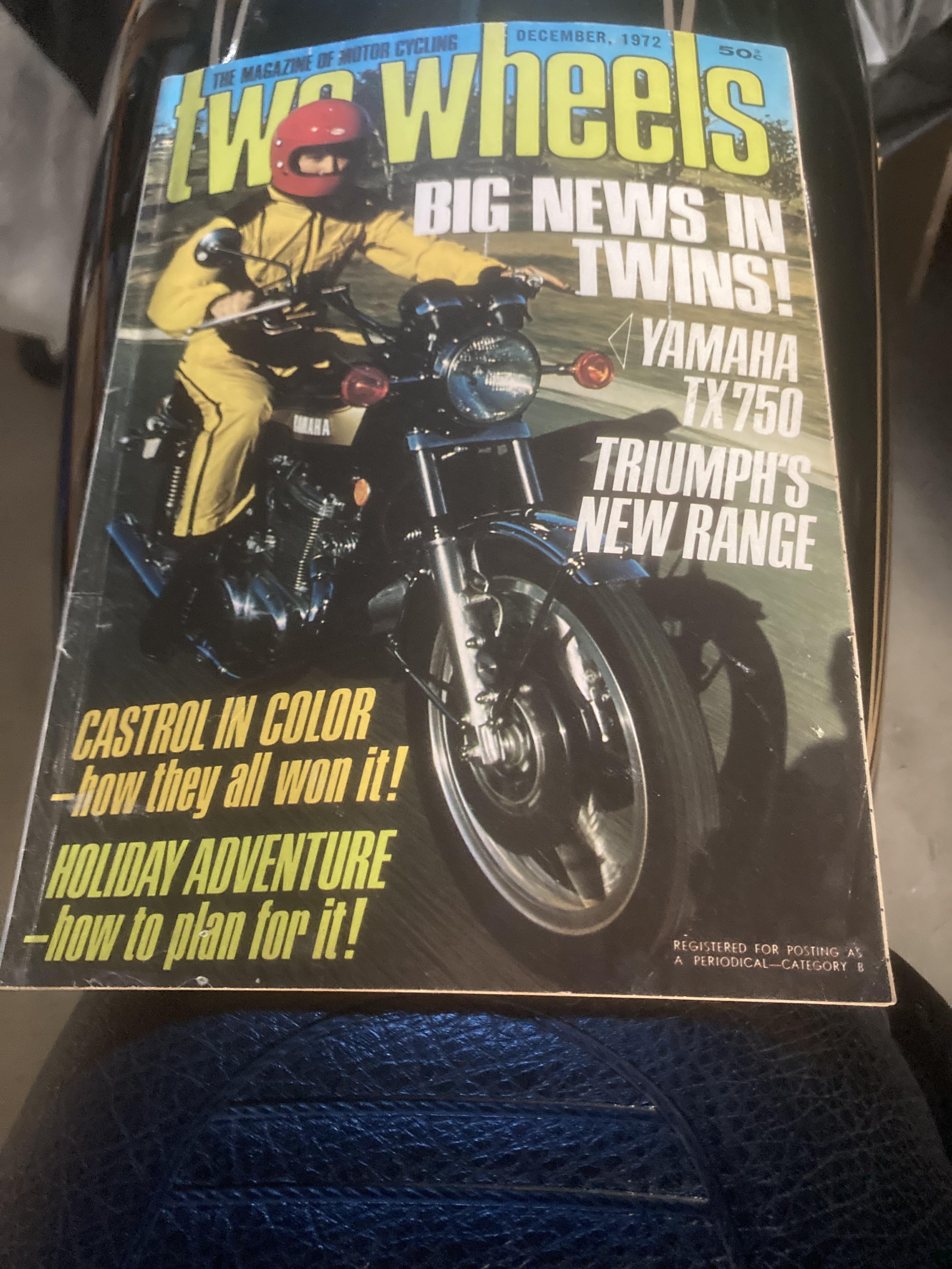 1973 YAMAHA TX750 ROAD