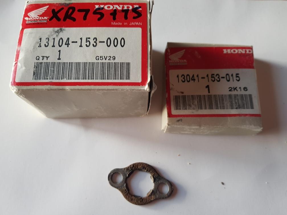 HONDA XR75 +75 PISTON & RINGS 