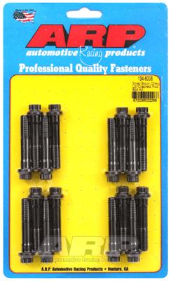 ARP Connecting Rod Bolts, High Performance Series, 8740 Chromoly Steel, For Chevrolet, Small Block, LS1, Set of 16
