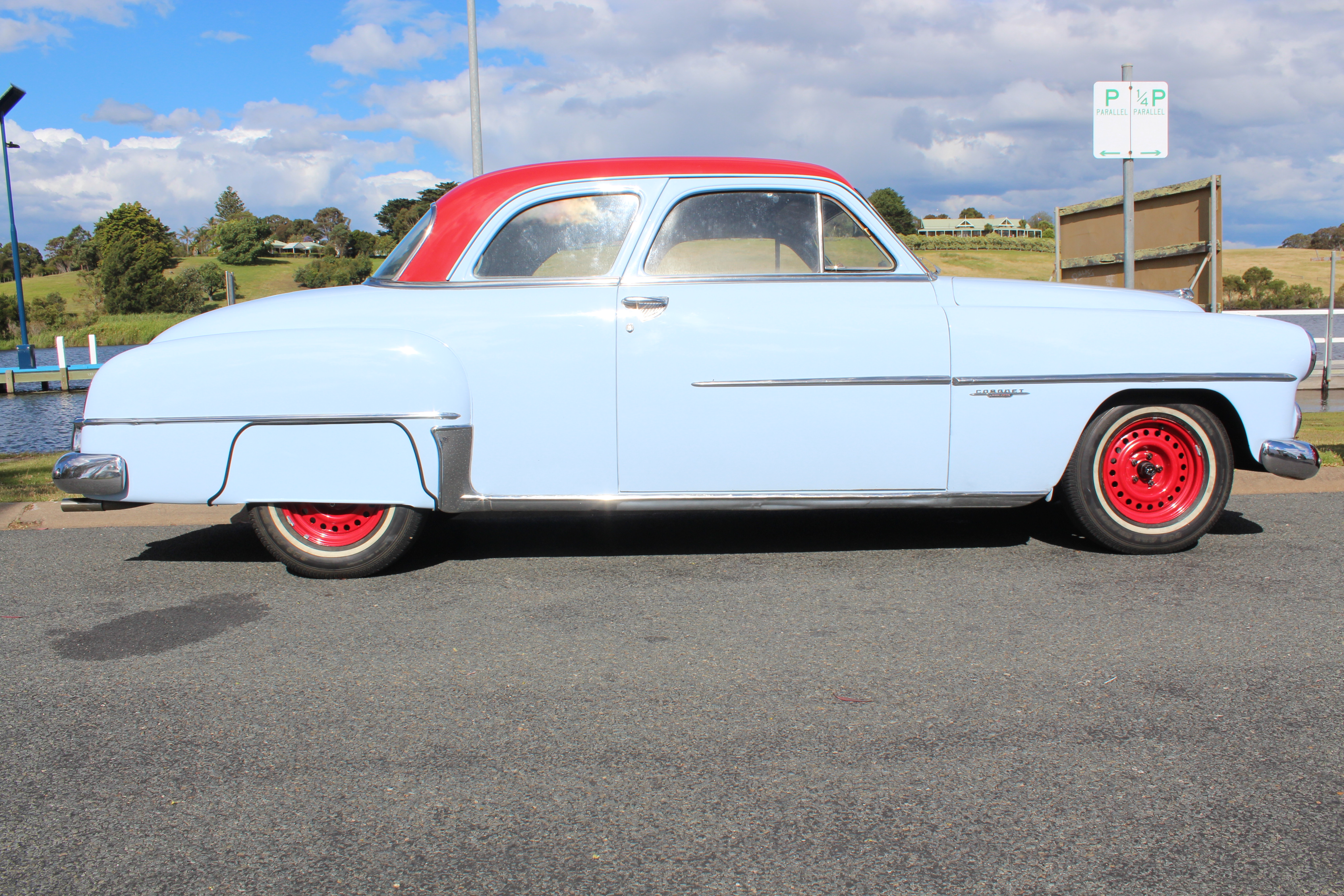 1951 DODGE CORONET 5 WINDOW 3 SPD MANUAL COUPE