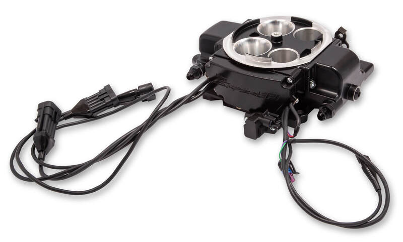 Sniper EFI Sniper Fuel Injection System, Quadrajet, In-Line Fuel Pump, Self-Tuning, Touch Screen, Wiring, Hardware, Black Ceramic, Quadrjet, Kit