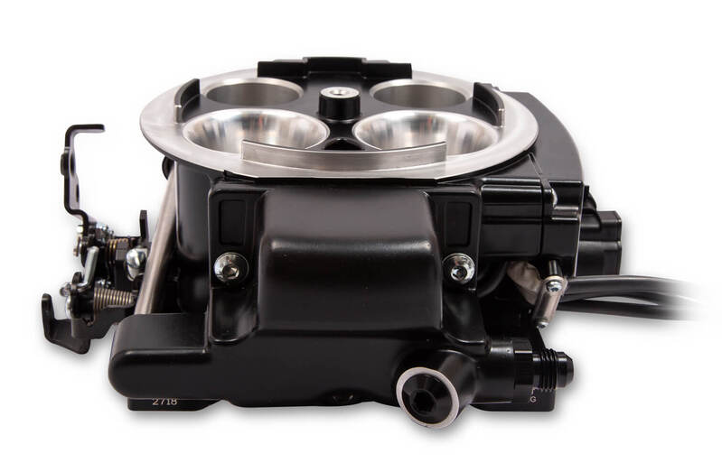 Sniper EFI Sniper Fuel Injection System, Quadrajet, In-Line Fuel Pump, Self-Tuning, Touch Screen, Wiring, Hardware, Black Ceramic, Quadrjet, Kit