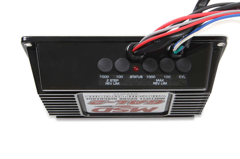 MSD Ignition Box, 6AL-2, Digital CD, with Rev Limiter, Black, Each