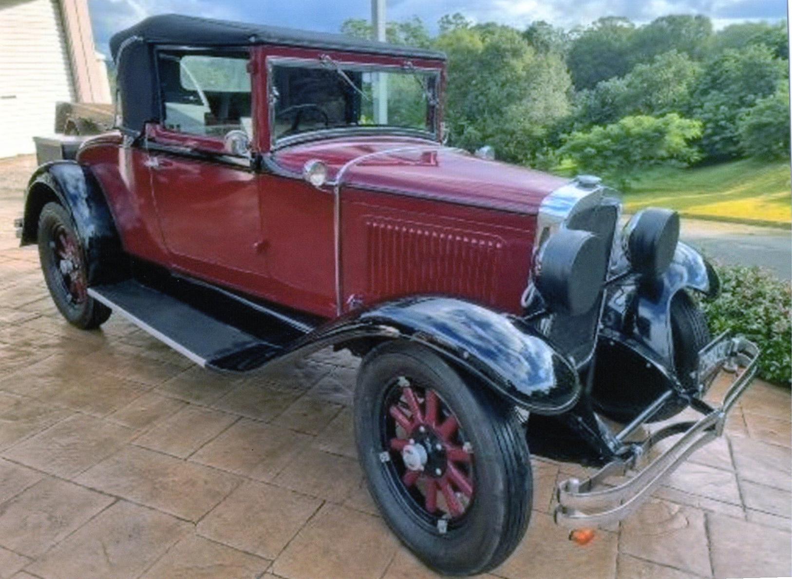 1929 NASH STANDARD 2D CABRIOLET