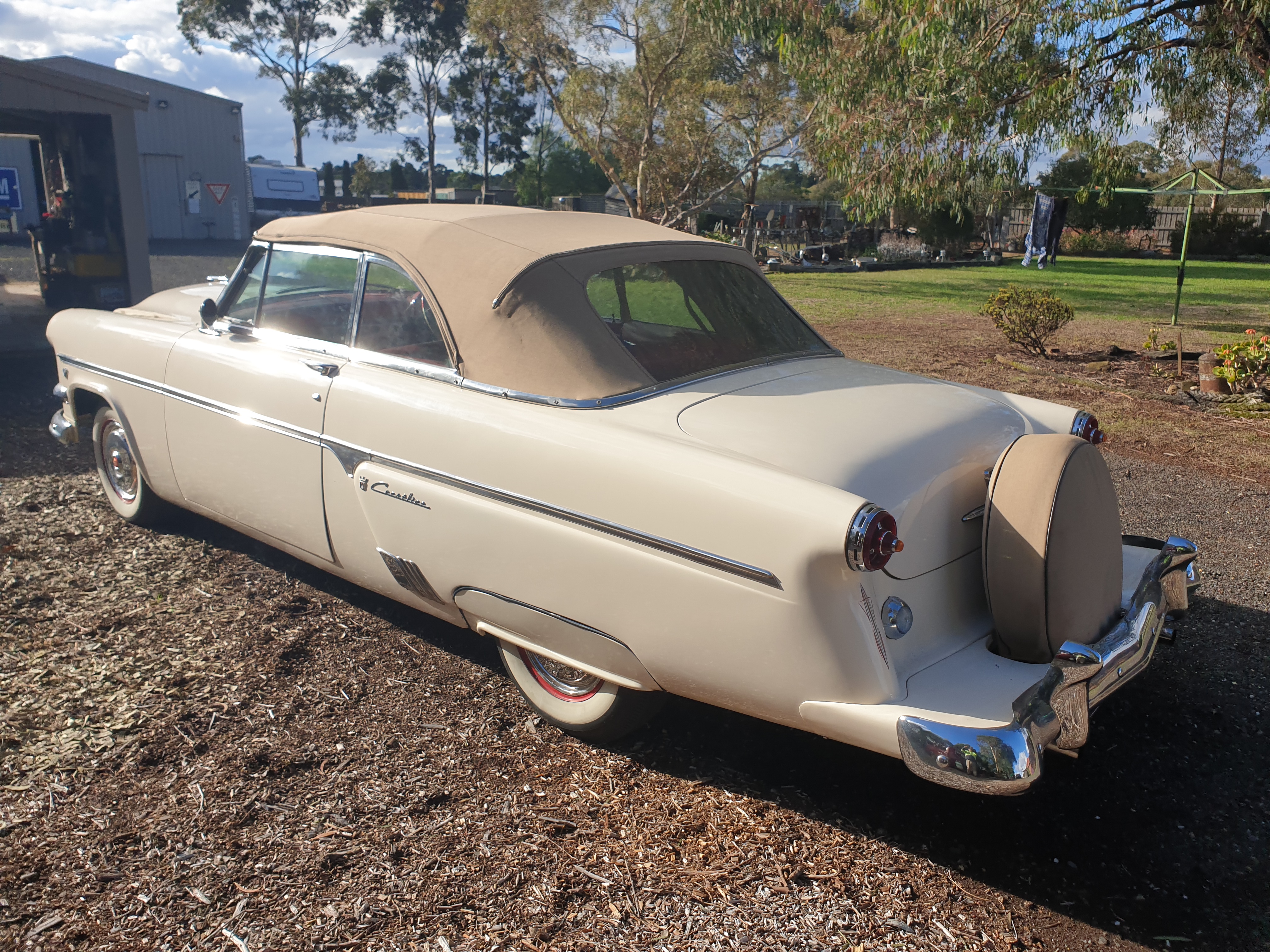 1954 FORD CRESTLINE SUNLINER CONVERTIBLE 