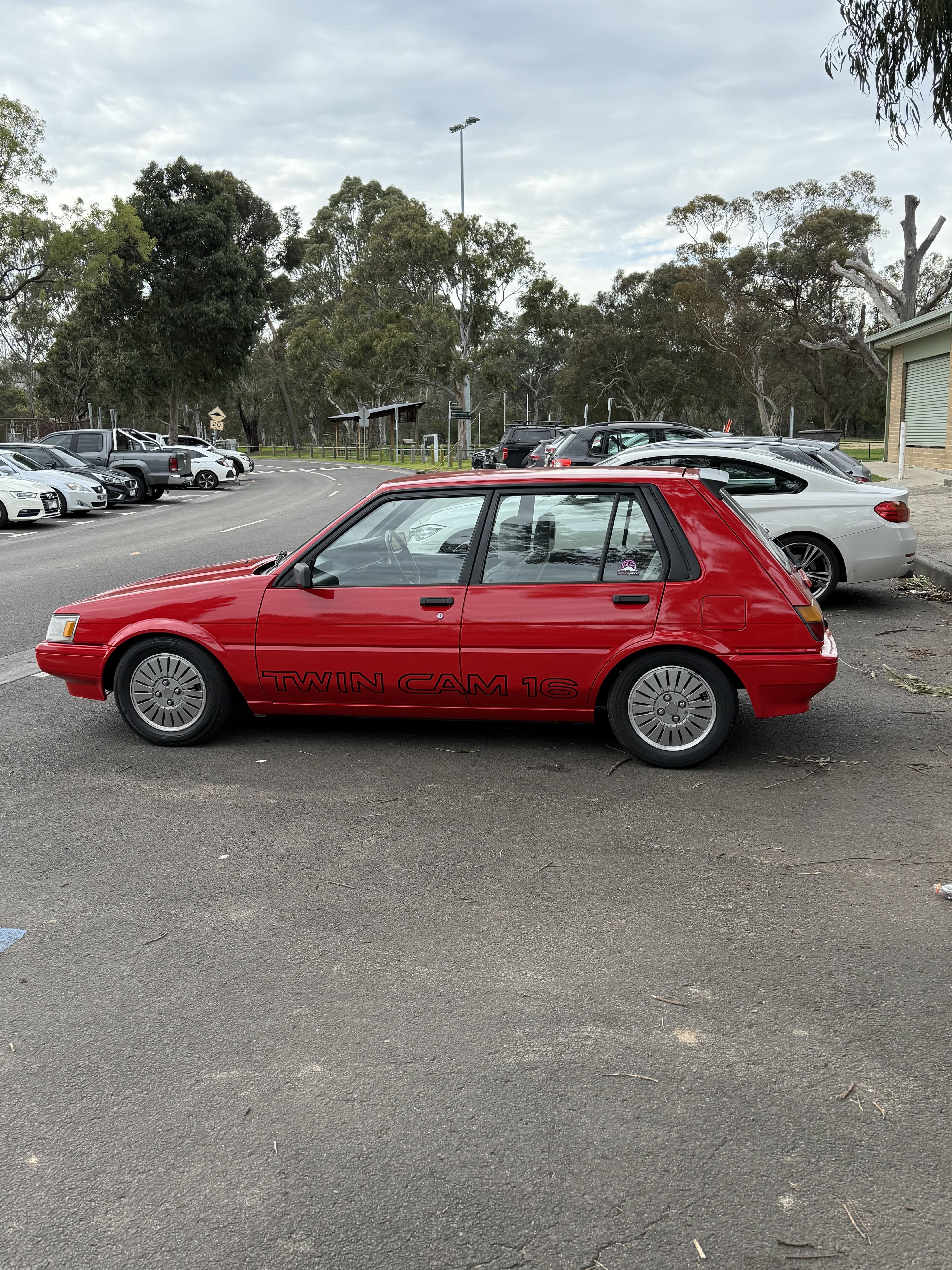 1987 TOYOTA COROLLA AE82 TWIN CAM 5 SP MANUAL 5D HATCHBACK