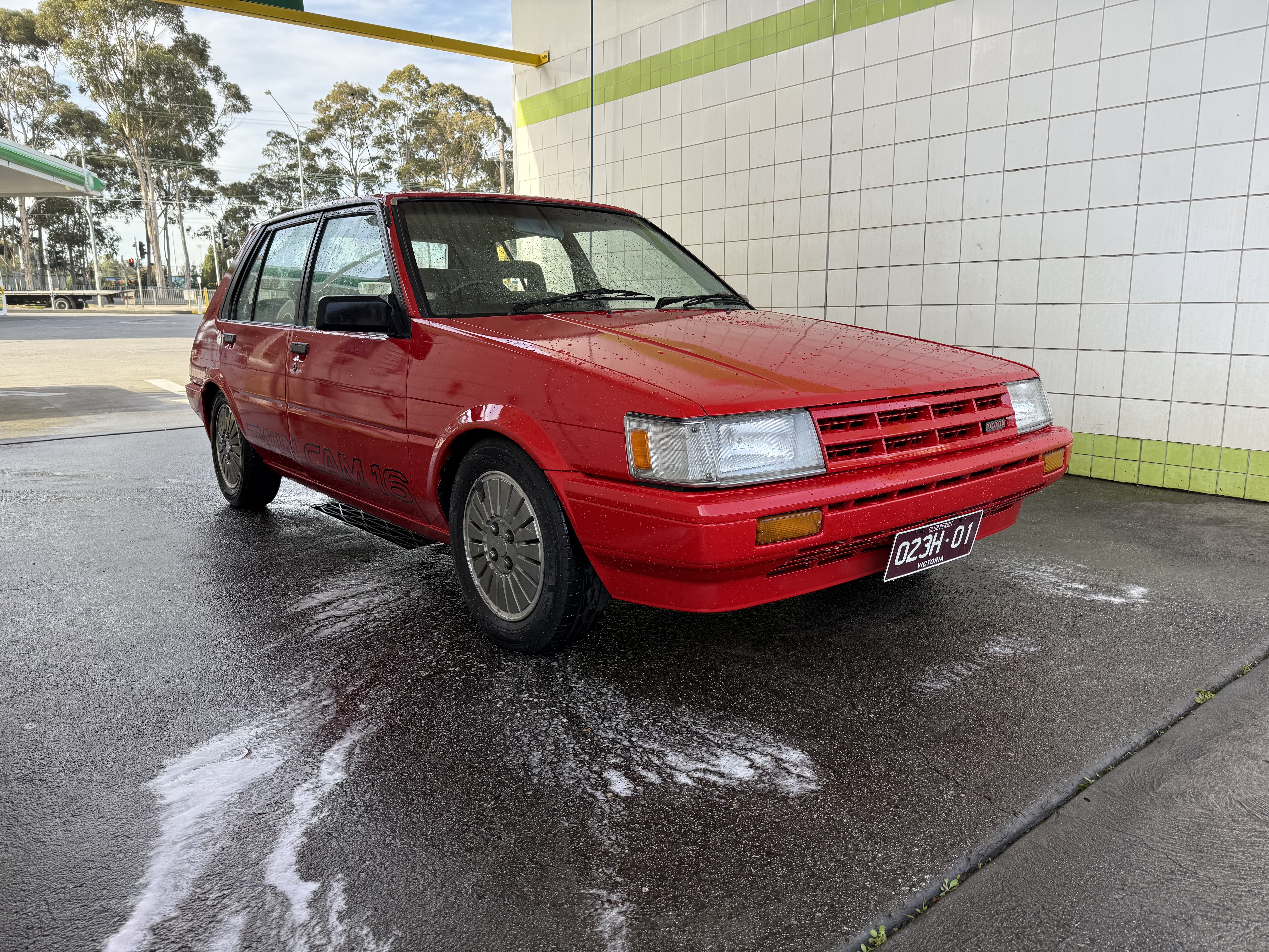 1987 TOYOTA COROLLA AE82 TWIN CAM 5 SP MANUAL 5D HATCHBACK