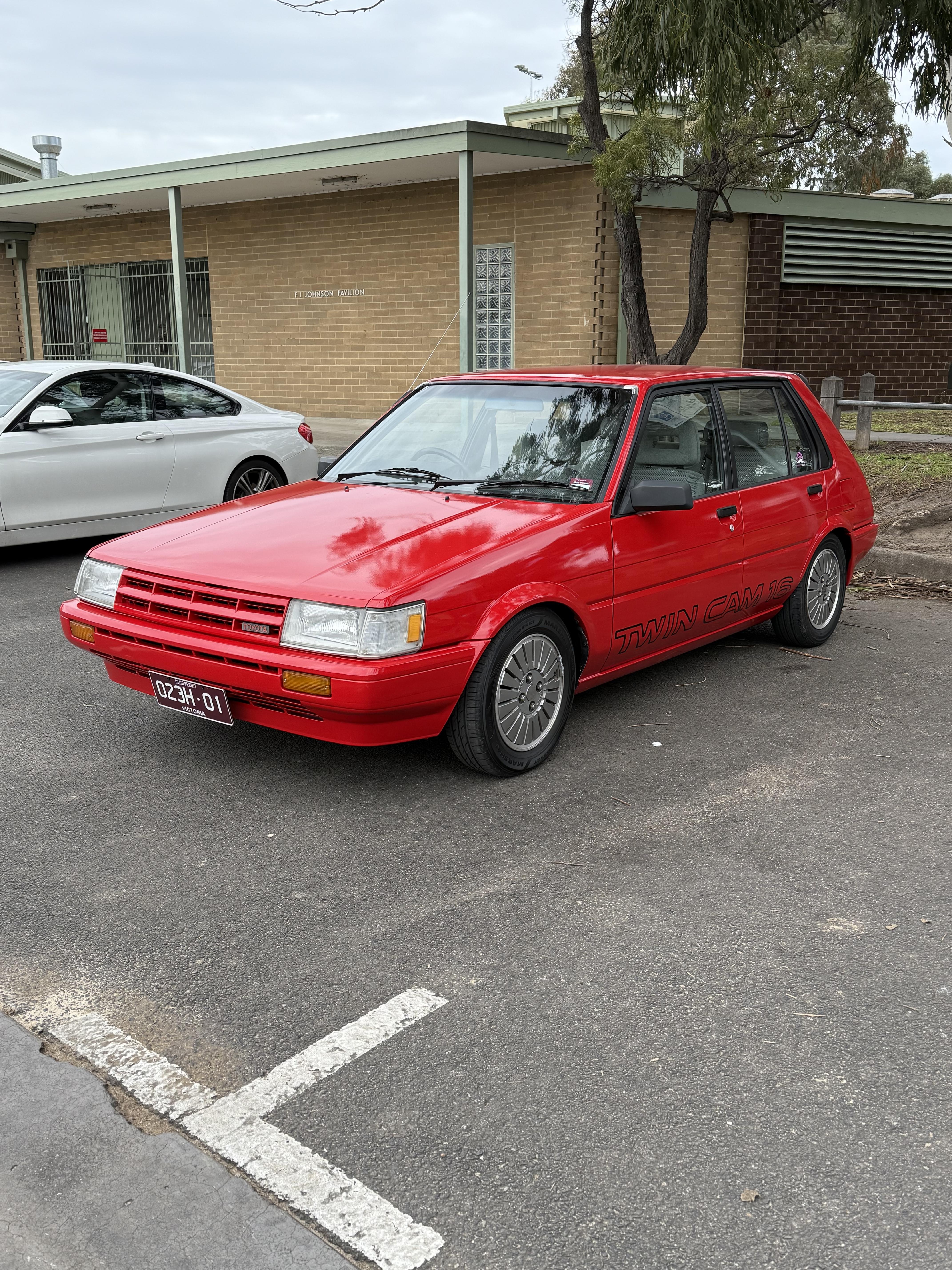1987 TOYOTA COROLLA AE82 TWIN CAM 5 SP MANUAL 5D HATCHBACK