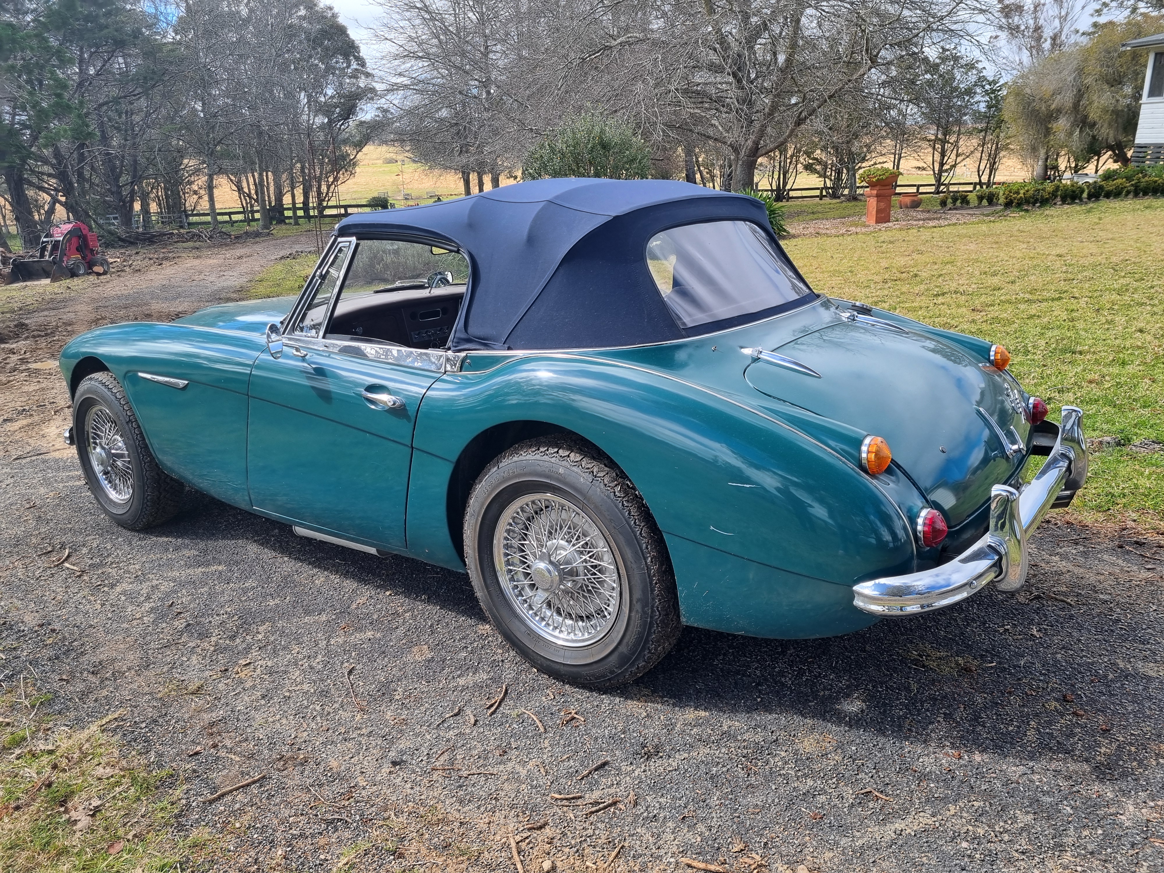 1966 AUSTIN HEALEY 3000 MK III BJ8 4 SP MANUAL + O/DRIVE 2D ROADSTER