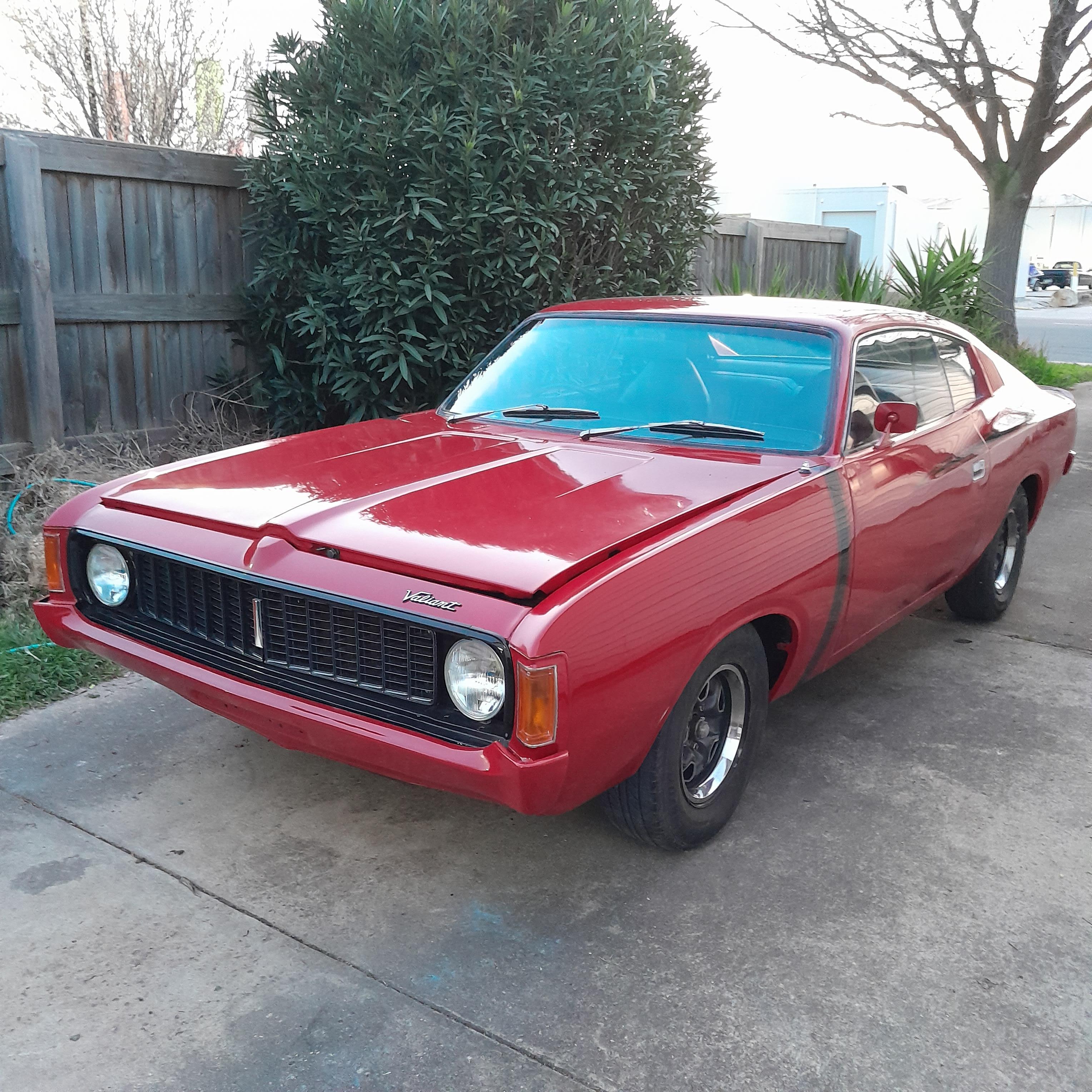 1973 VALIANT CHARGER VJ MANUAL 2D COUPE