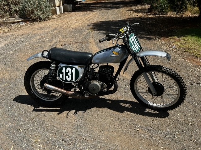 1974 HONDA ELSINORE CR125M MOTOCROSS 