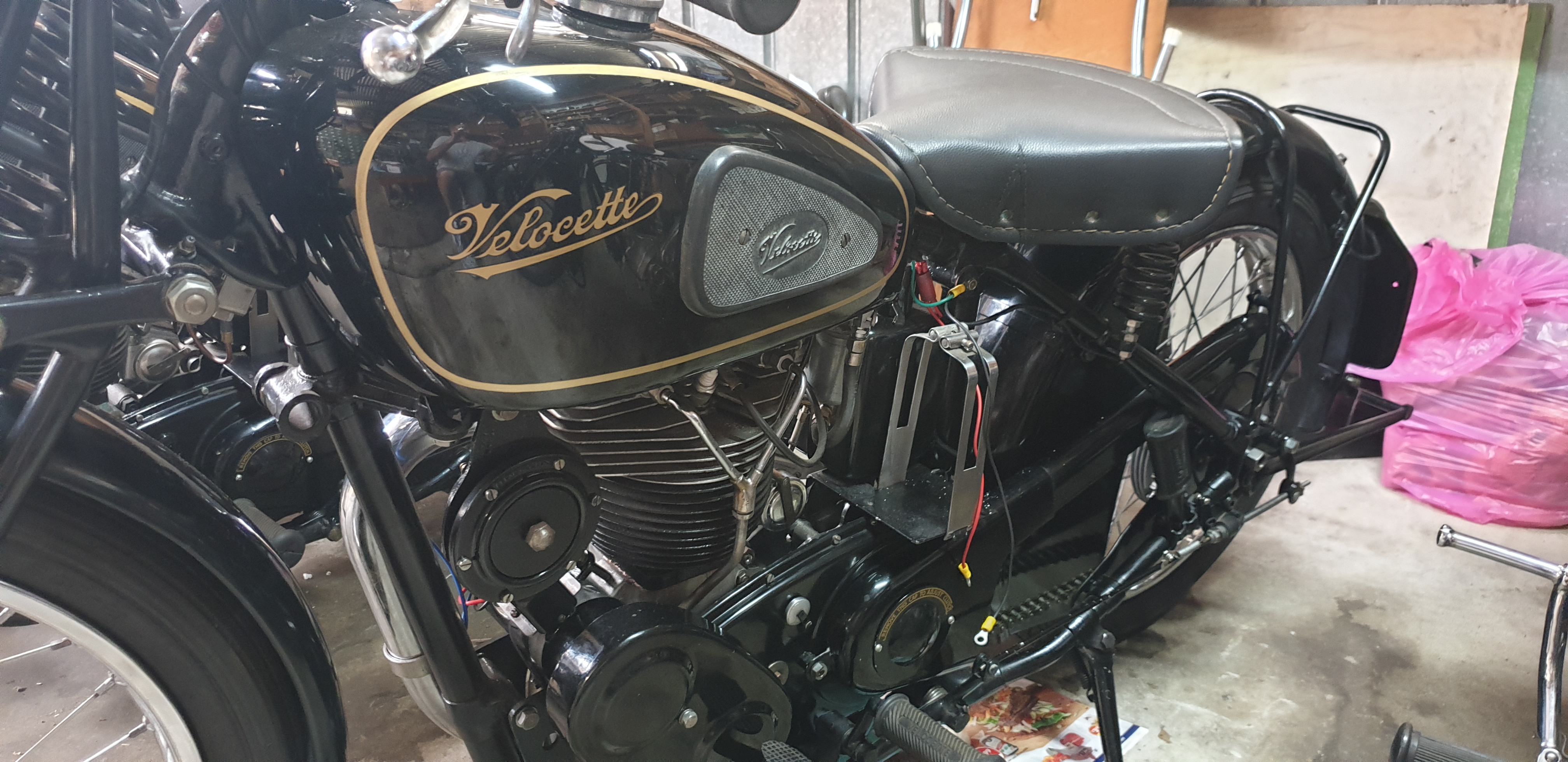 1947 VELOCETTE KSS NORM TRIGGS ROAD 