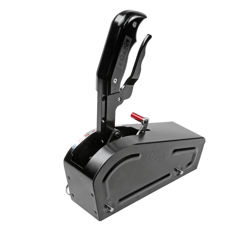B&M Shifter, Stealth Magnum Grip Pro Stick, Cable Operated, Gate, 3-Speed, 4-SpeedForward Pattern, Each