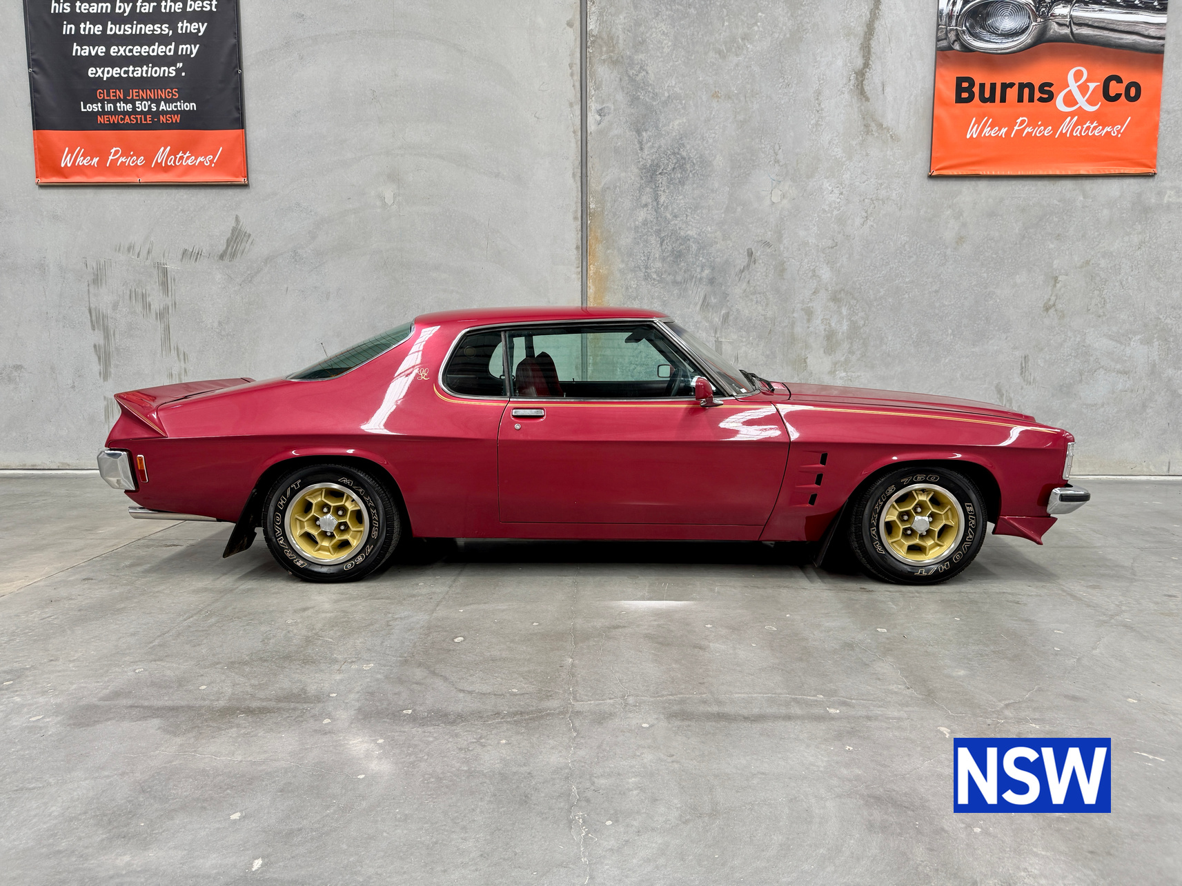 1976 HOLDEN HX LE MONARO V8 308 5.0L AUTO COUPE