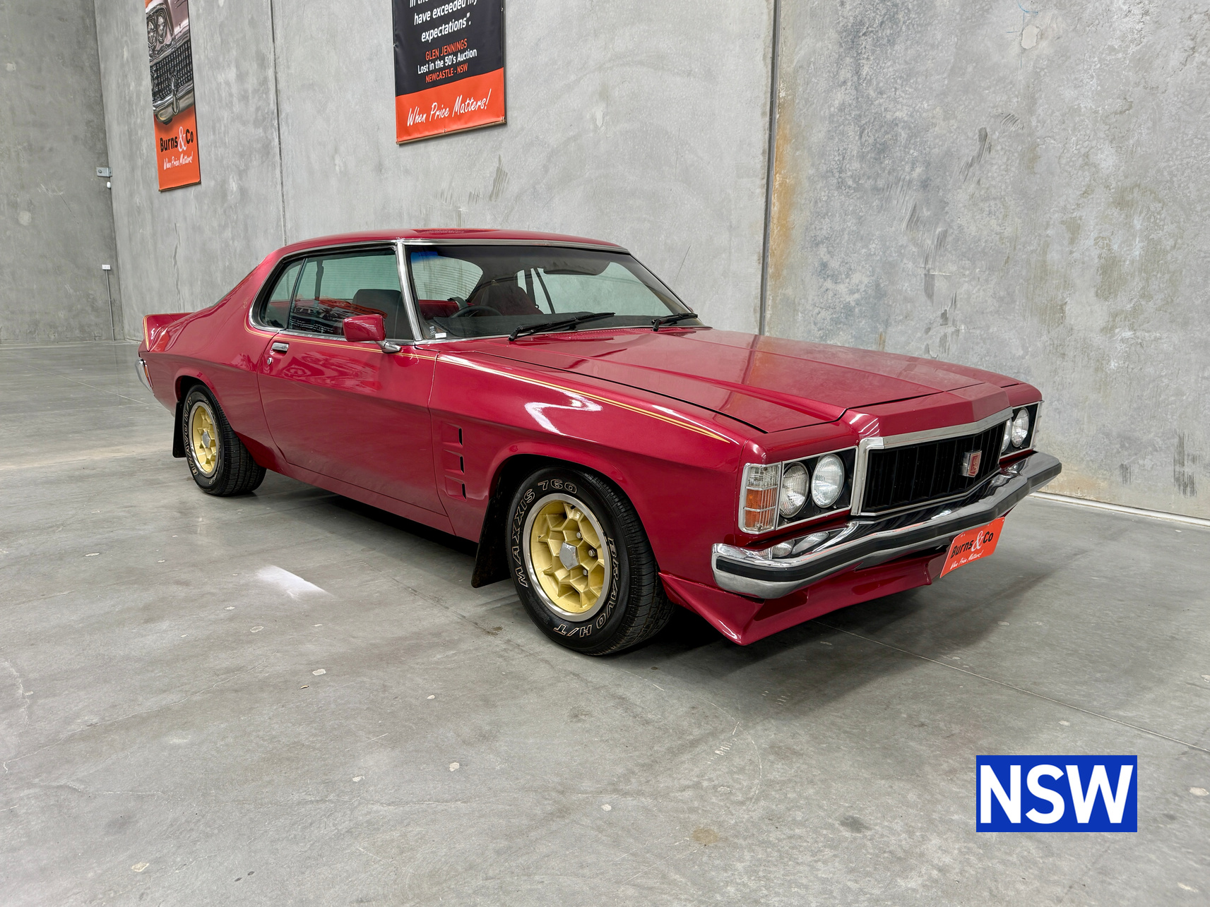 1976 HOLDEN HX LE MONARO V8 308 5.0L AUTO COUPE