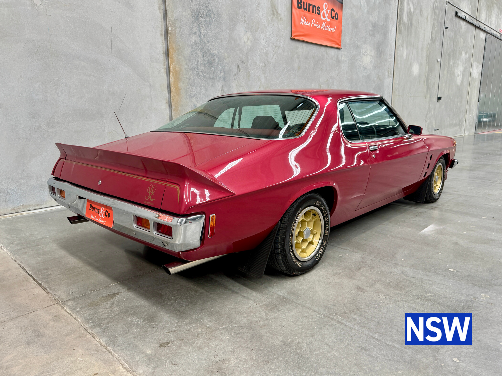 1976 HOLDEN HX LE MONARO V8 308 5.0L AUTO COUPE