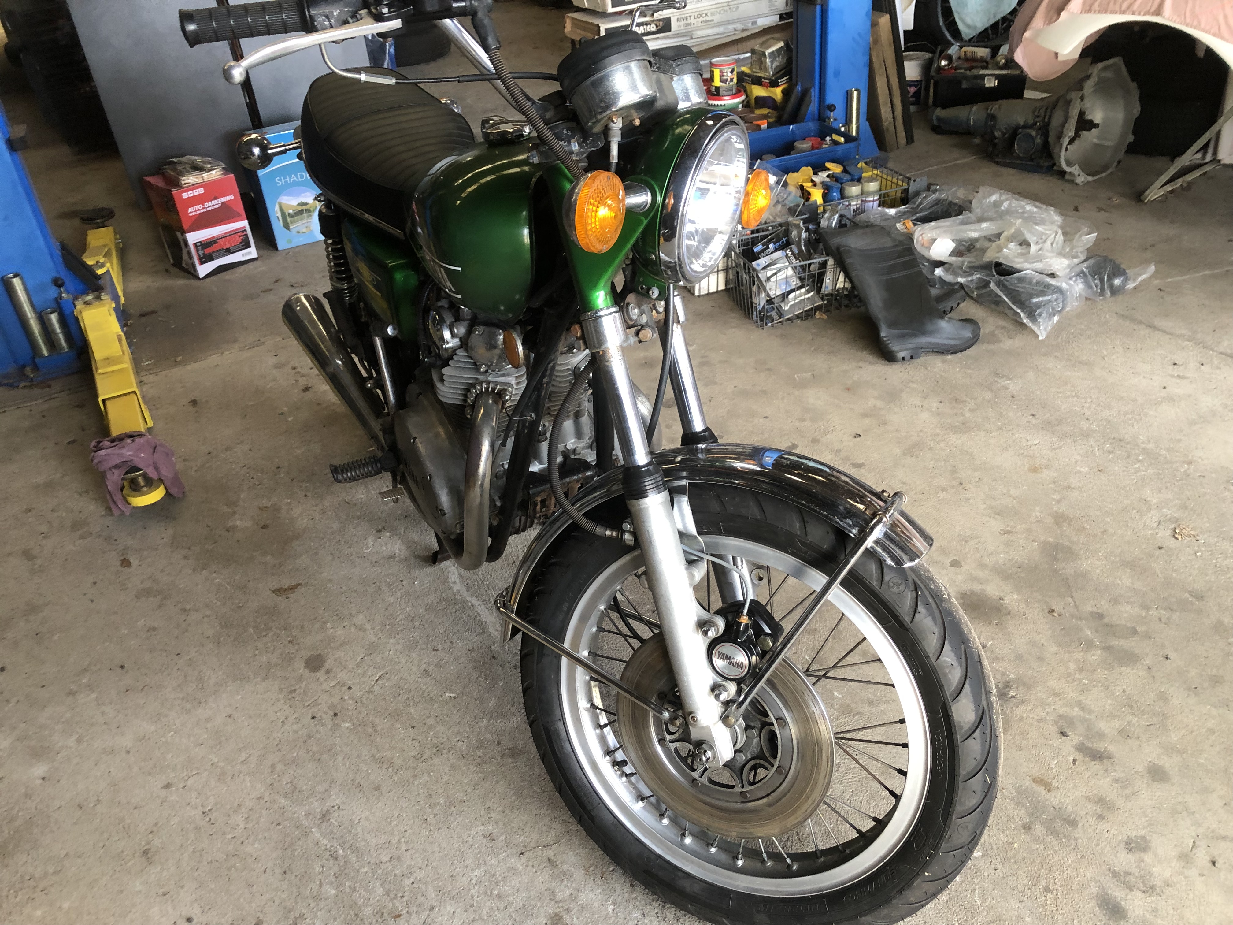 1974 YAMAHA TX650 TWIN ROAD