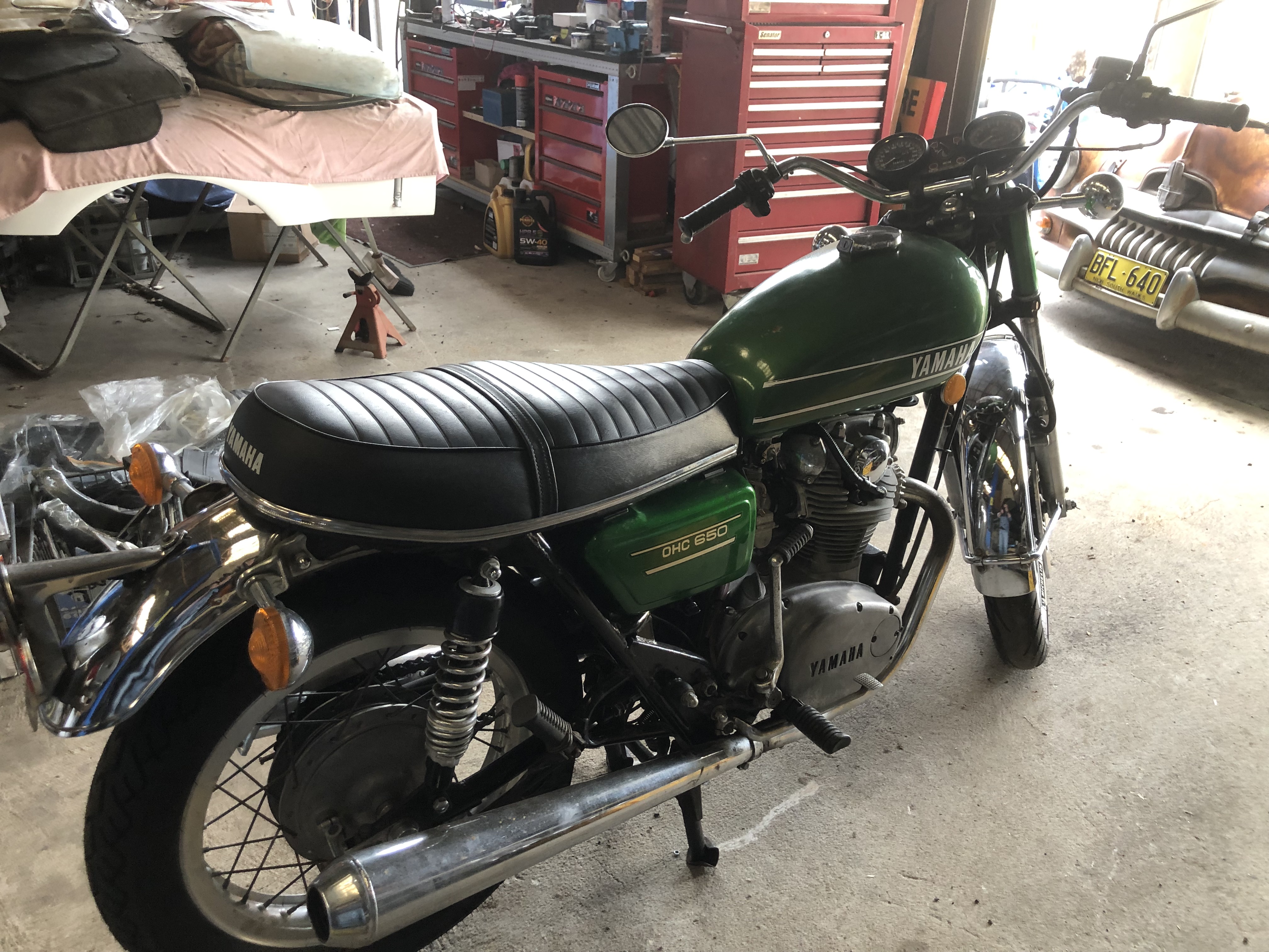 1974 YAMAHA TX650 TWIN ROAD