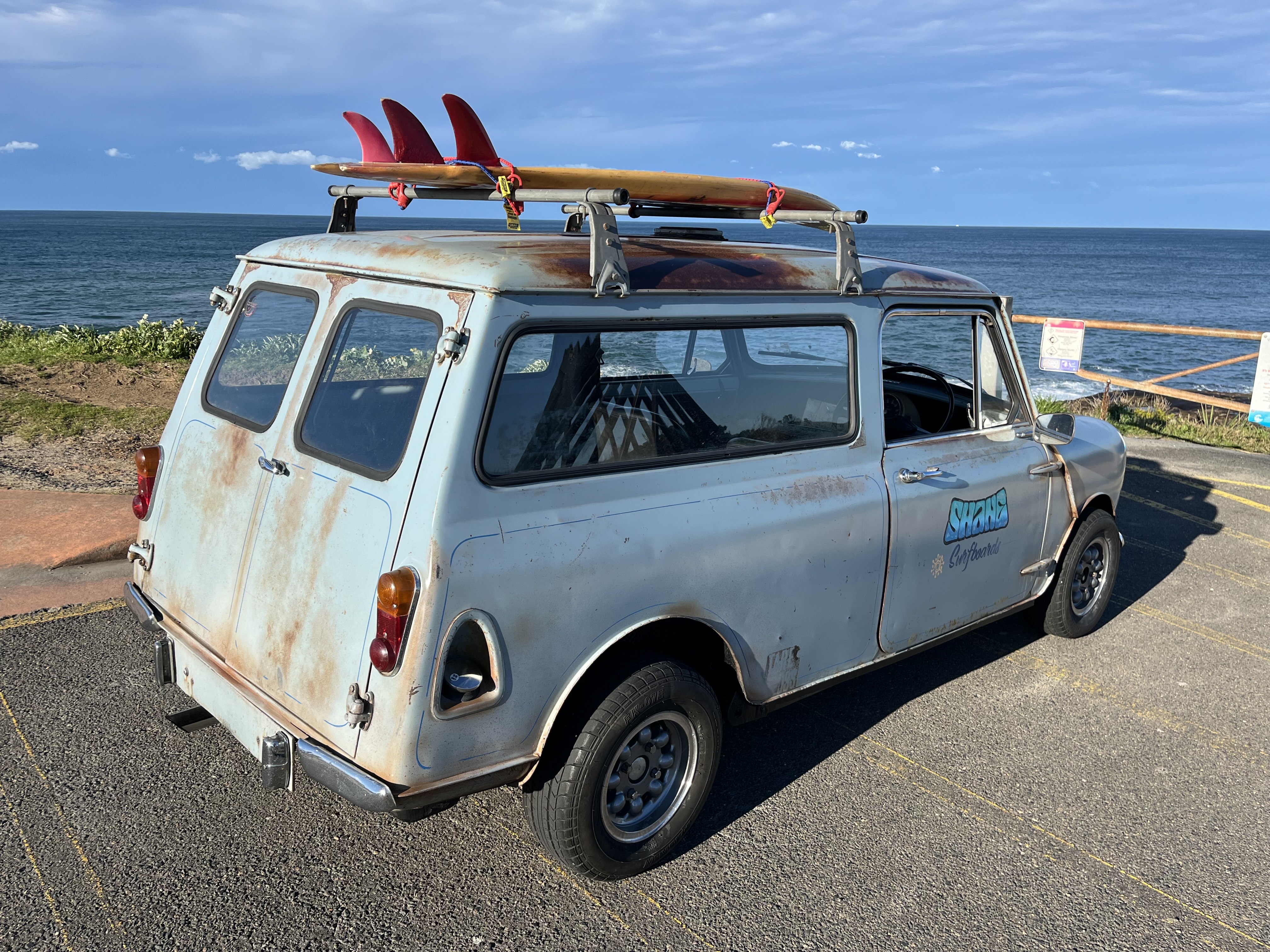 1970 MORRIS MINI K RAT ROD VAN 