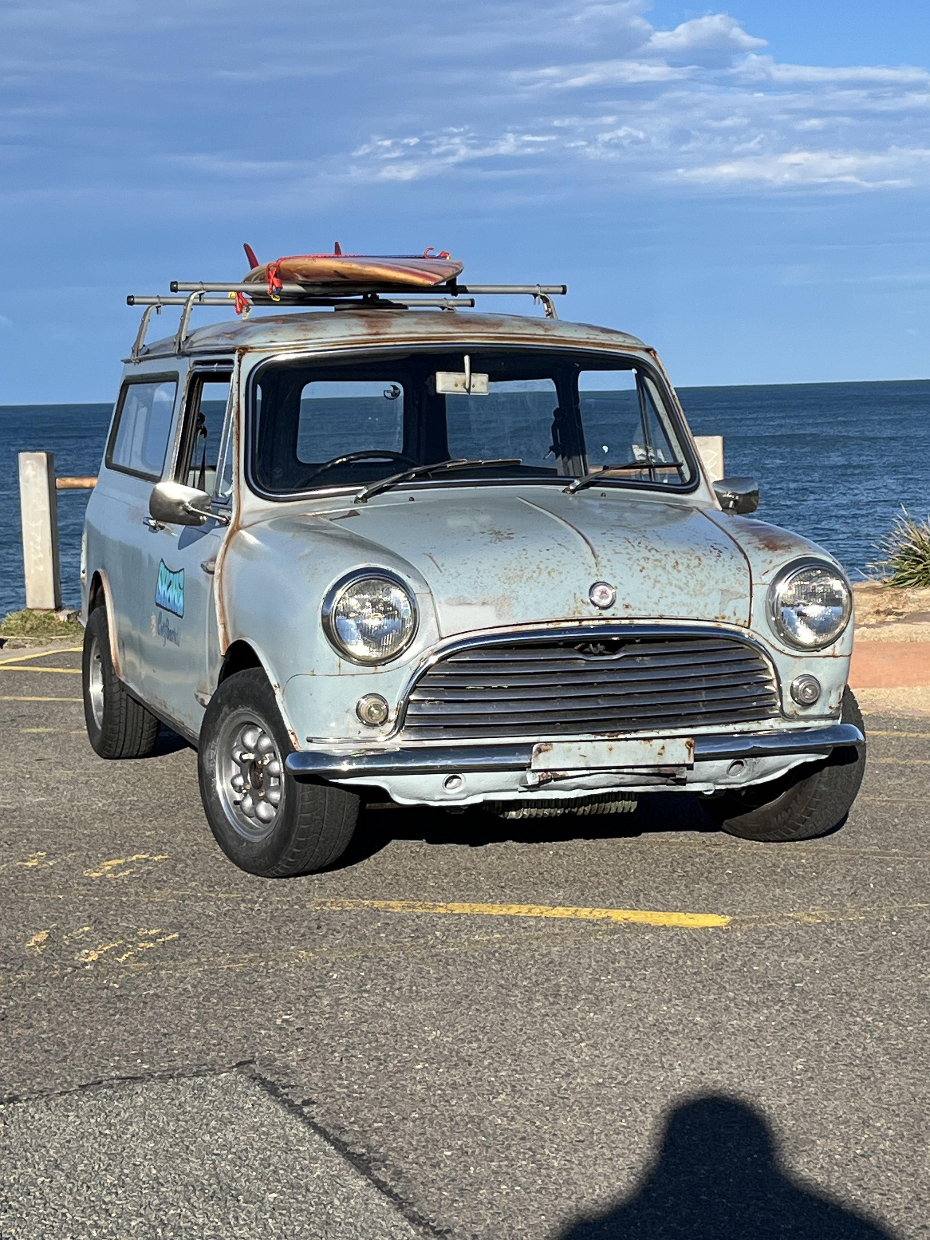 1970 MORRIS MINI K RAT ROD VAN 