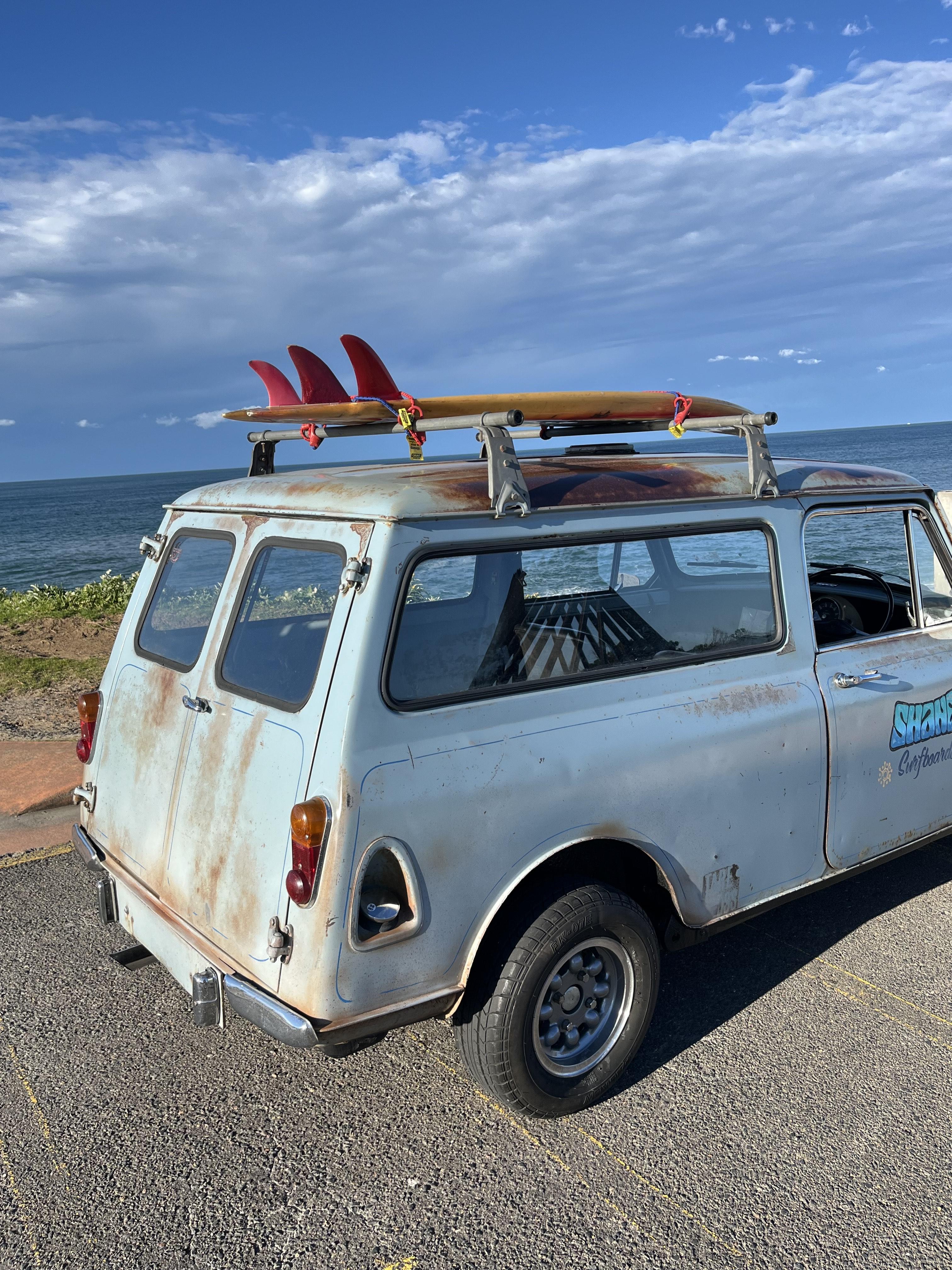 1970 MORRIS MINI K RAT ROD VAN 