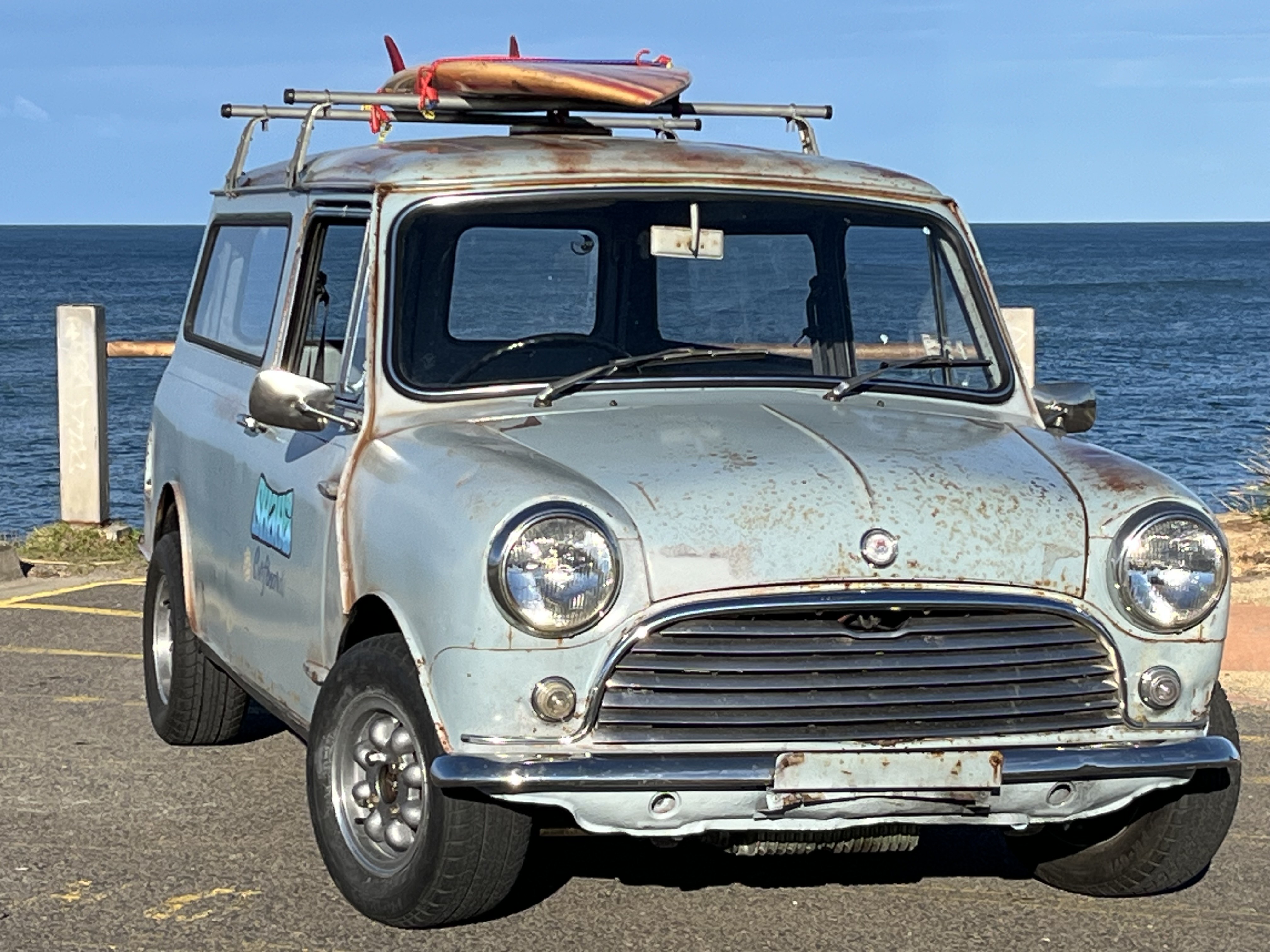 1970 MORRIS MINI K RAT ROD VAN 