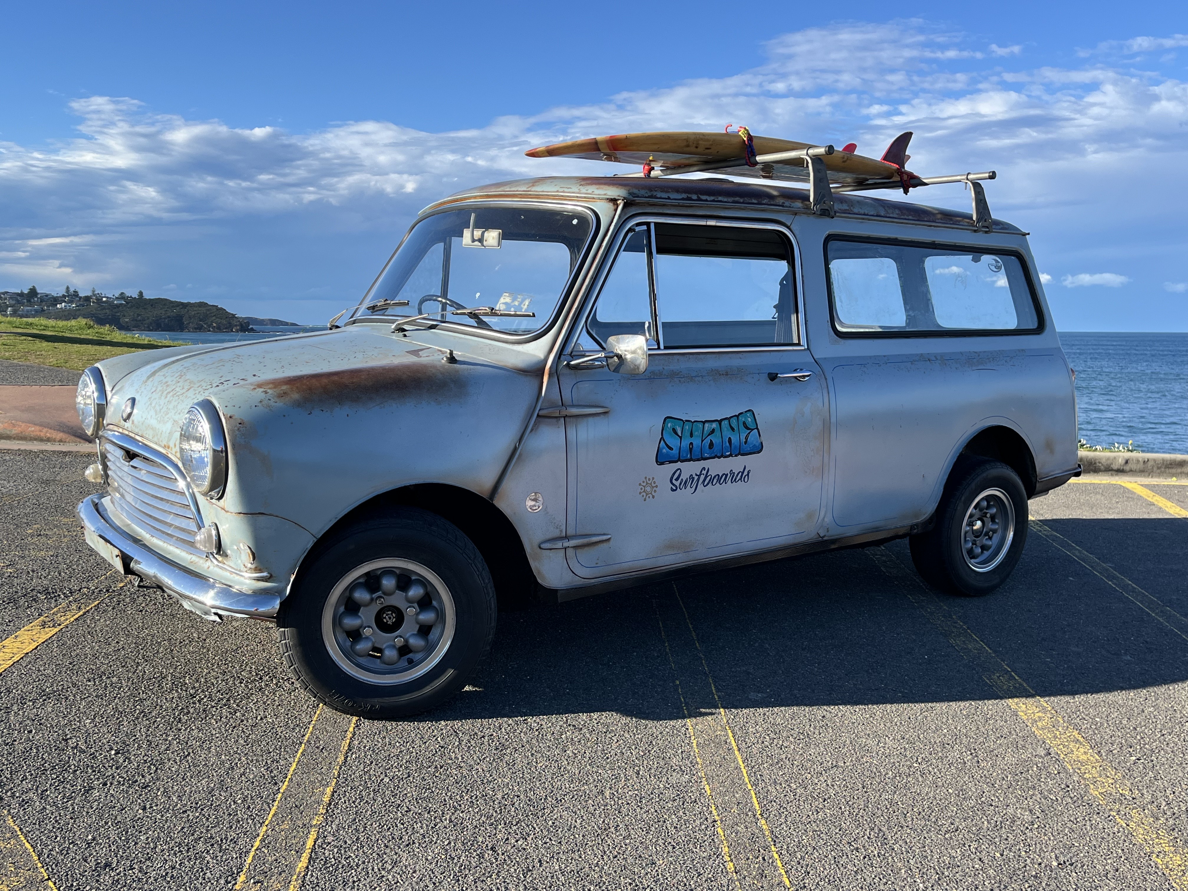1970 MORRIS MINI K RAT ROD VAN 