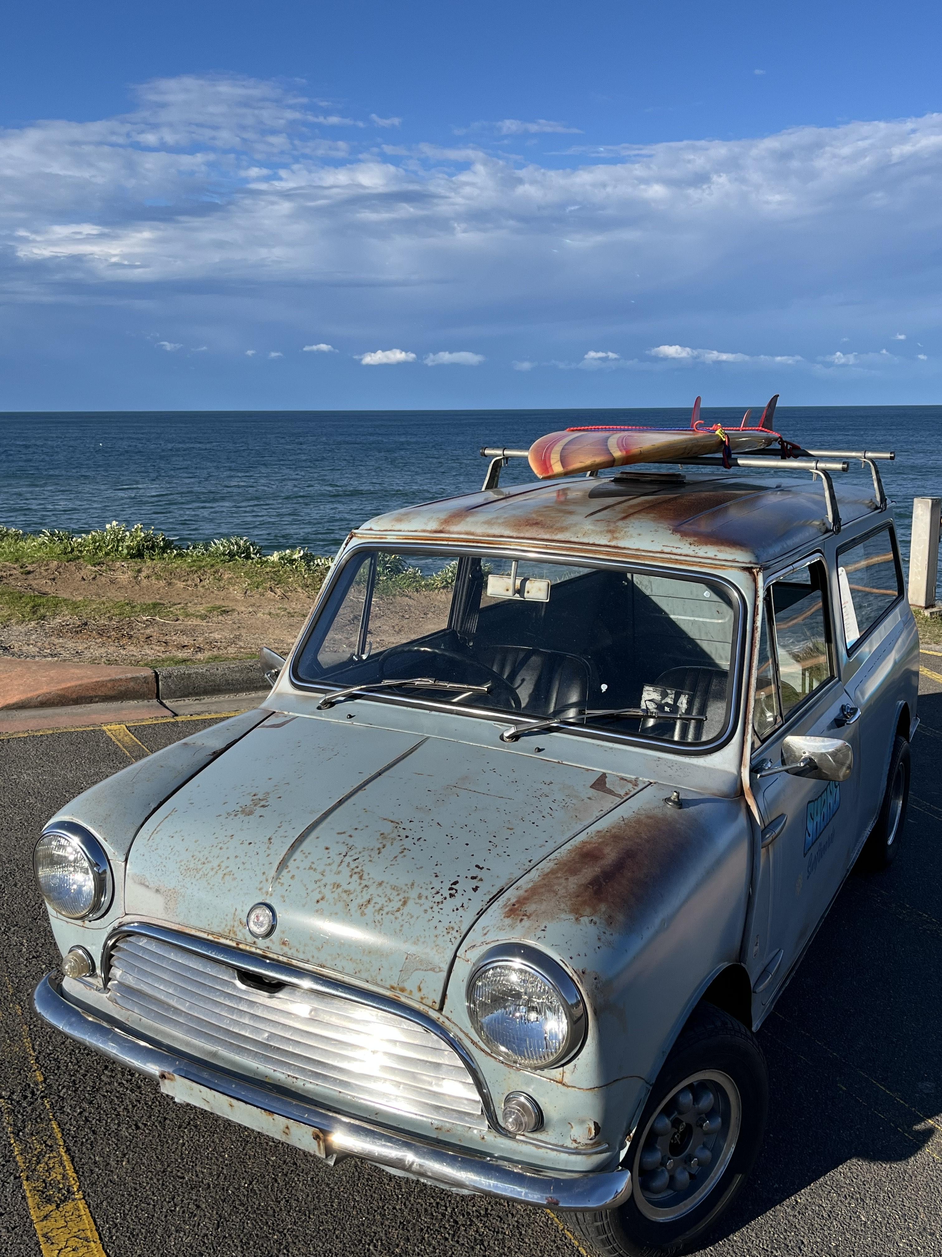 1970 MORRIS MINI K RAT ROD VAN 
