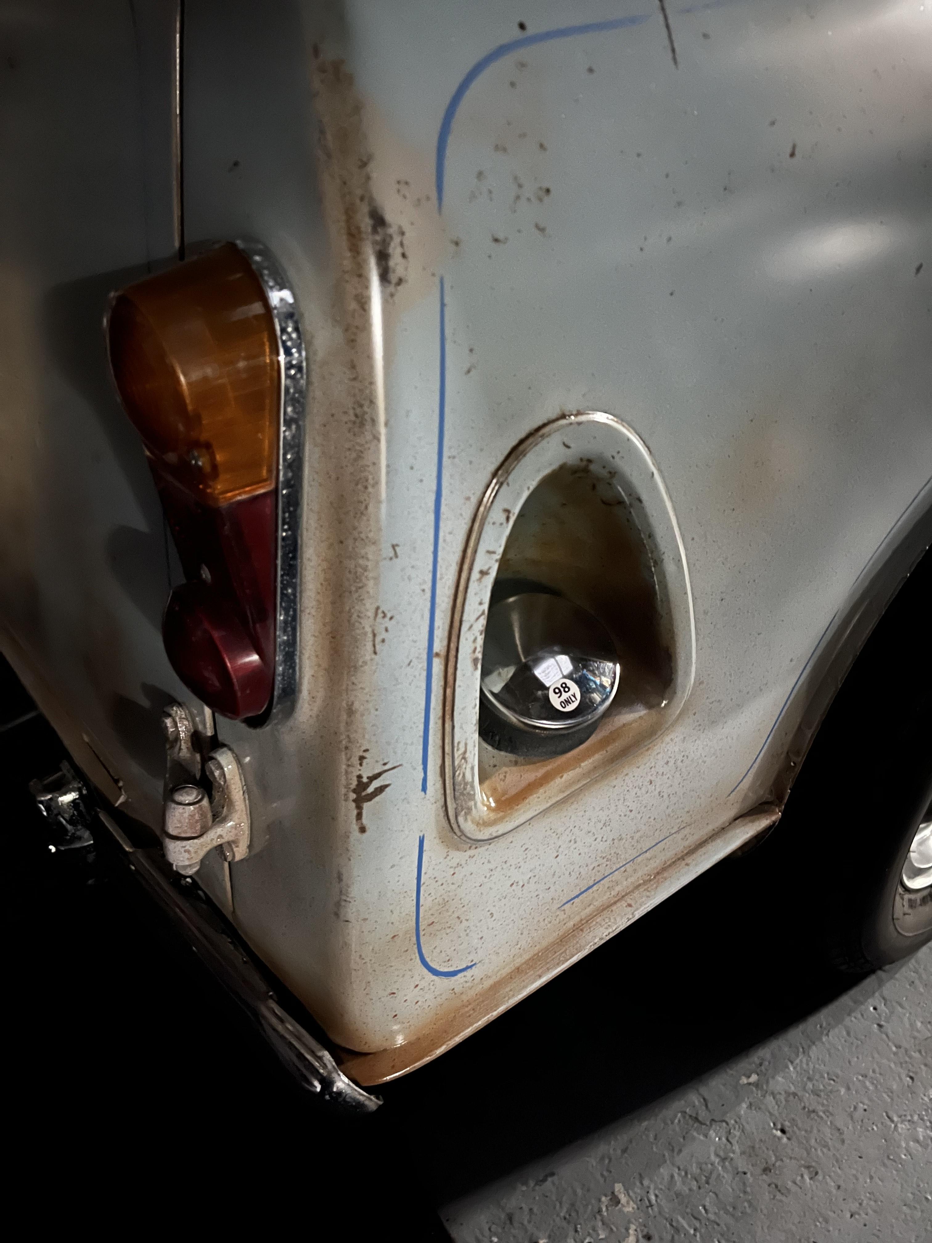 1970 MORRIS MINI K RAT ROD VAN 