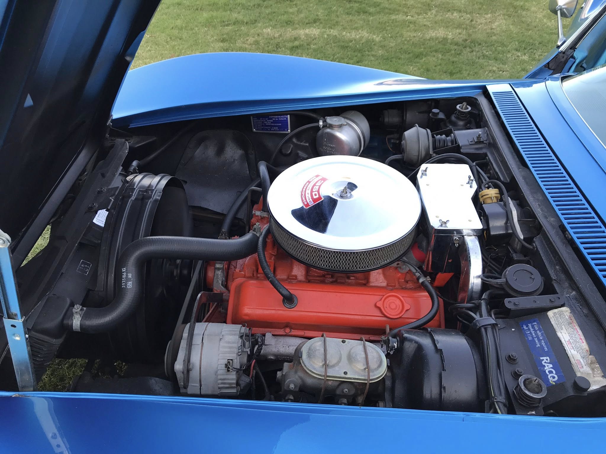 1970 CHEVROLET CORVETTE STINGRAY C3 4 SPEED MANUAL COUPE