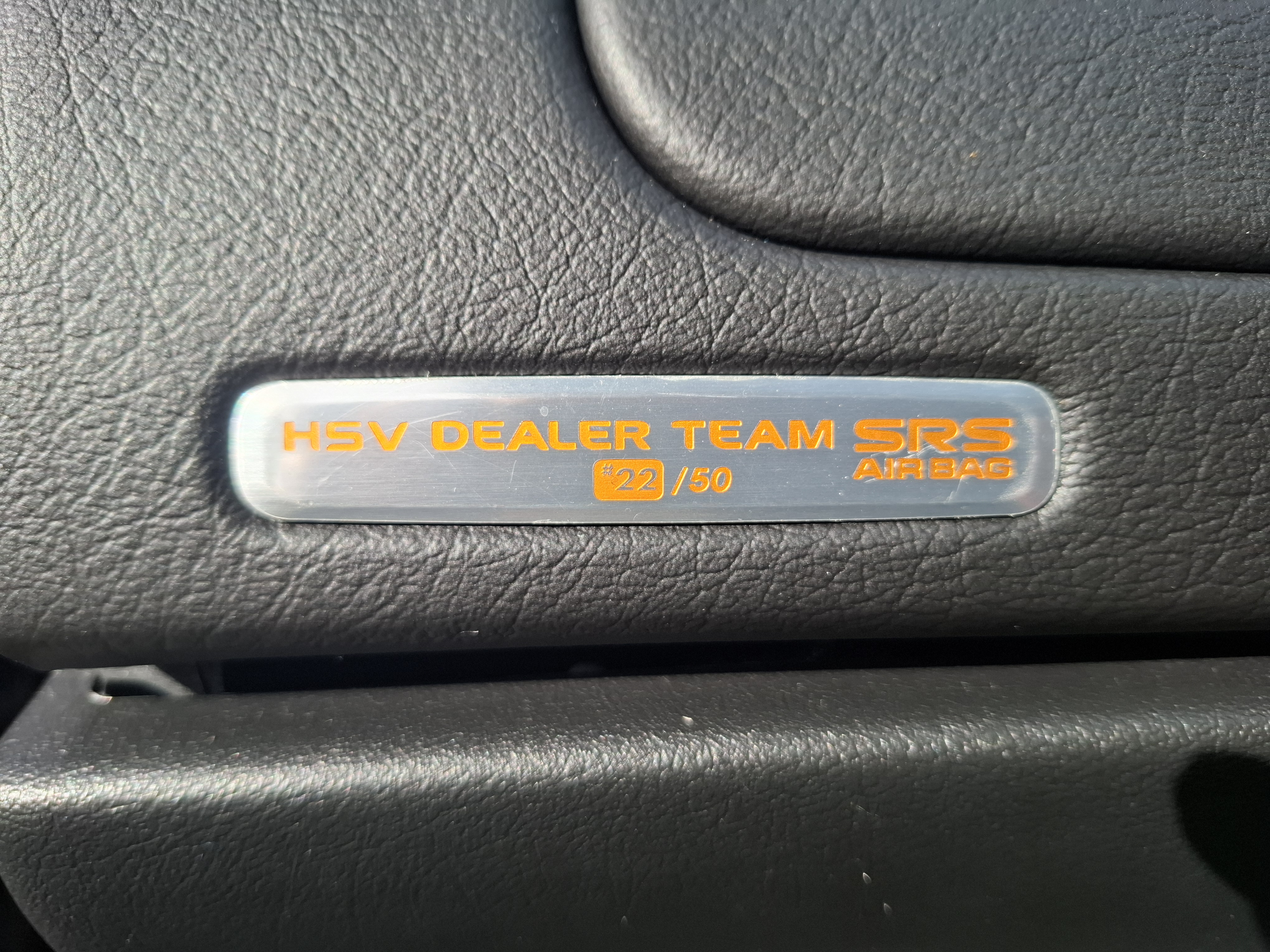 2006 HSV CLUBSPORT Z SERIES HSV DEALER TEAM EDITION 6 SP MANUAL 4D SEDAN