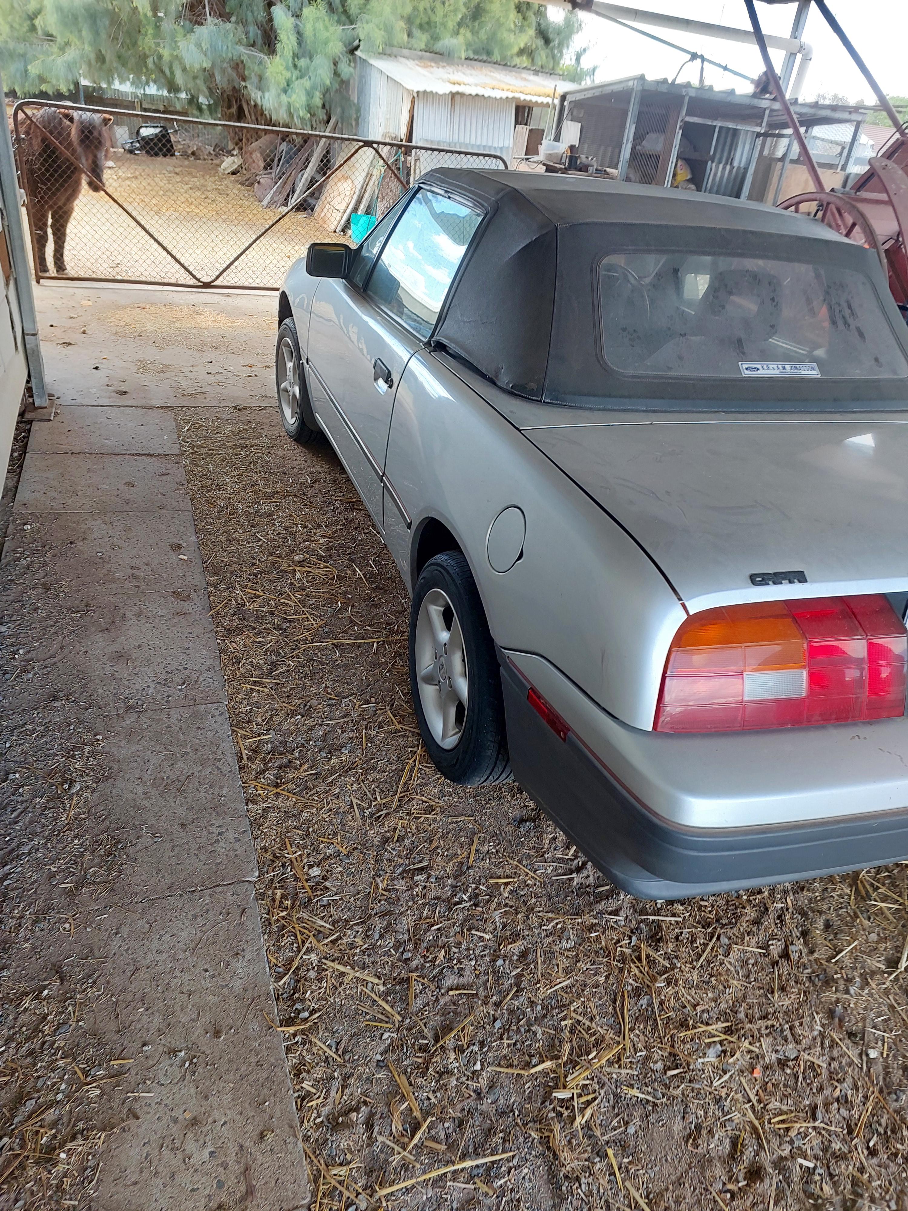 1990 FORD CAPRI SAII 5 SP MANUAL 2D CONVERTIBLE