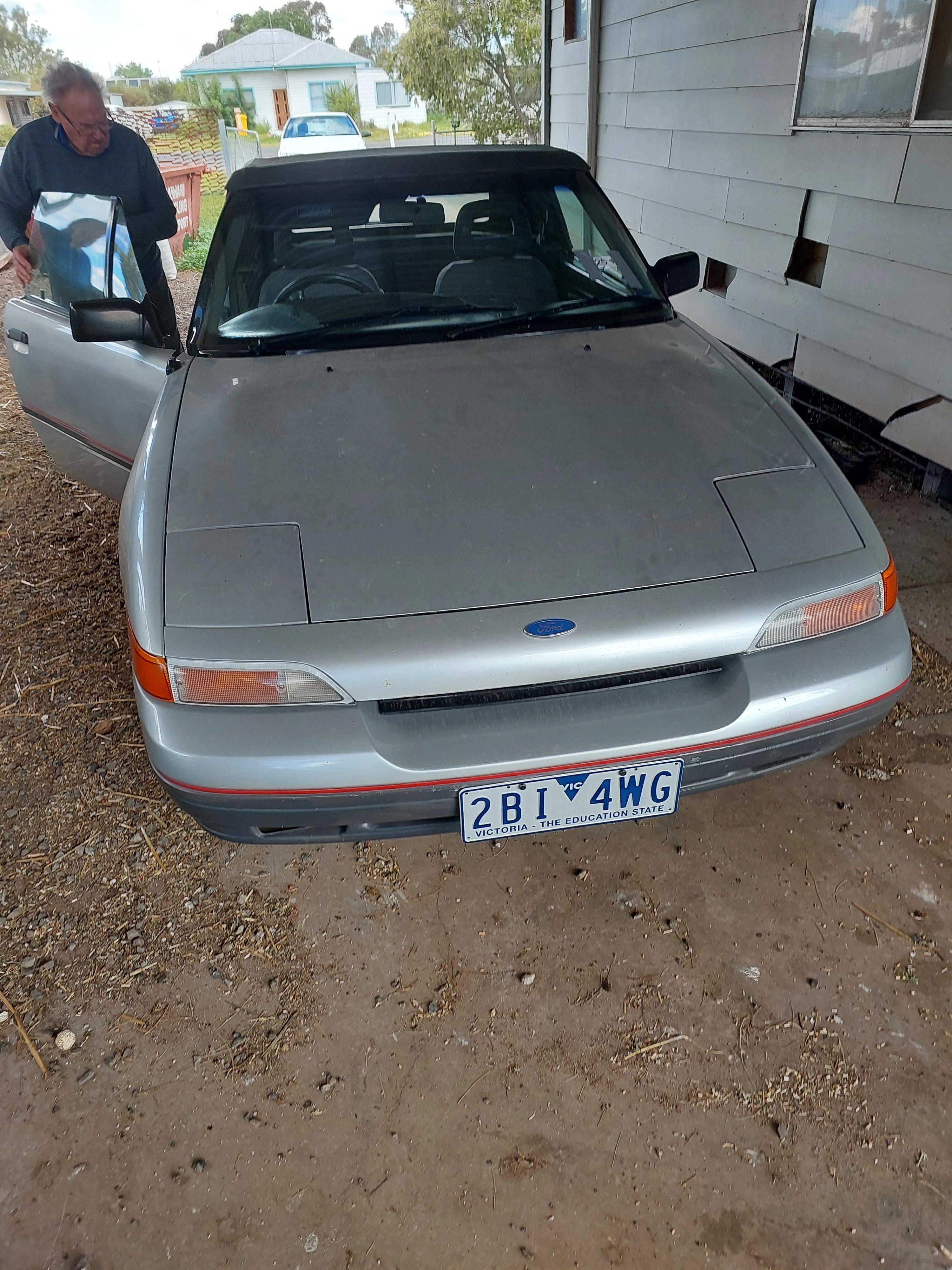 1990 FORD CAPRI SAII 5 SP MANUAL 2D CONVERTIBLE