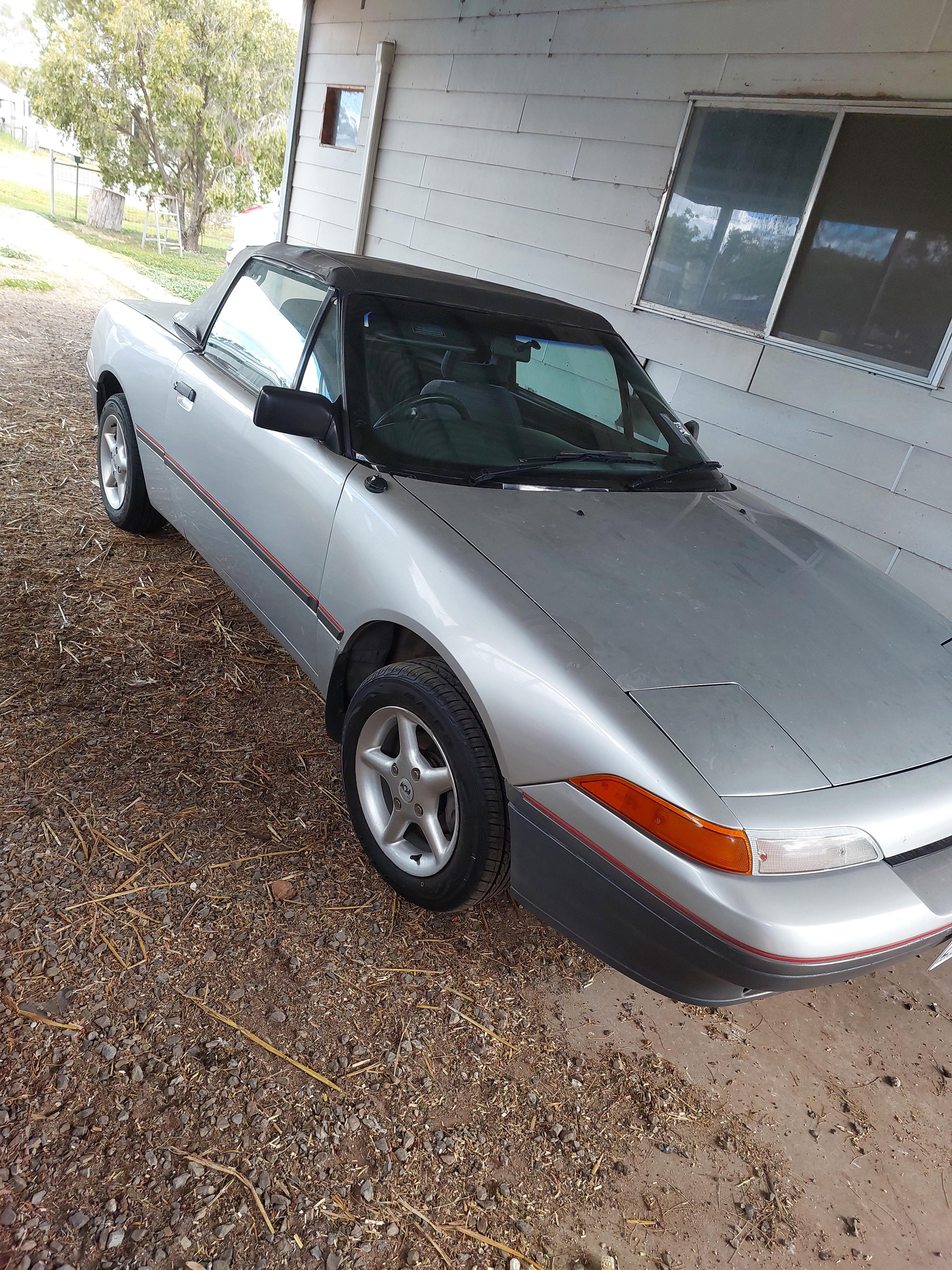 1990 FORD CAPRI SAII 5 SP MANUAL 2D CONVERTIBLE