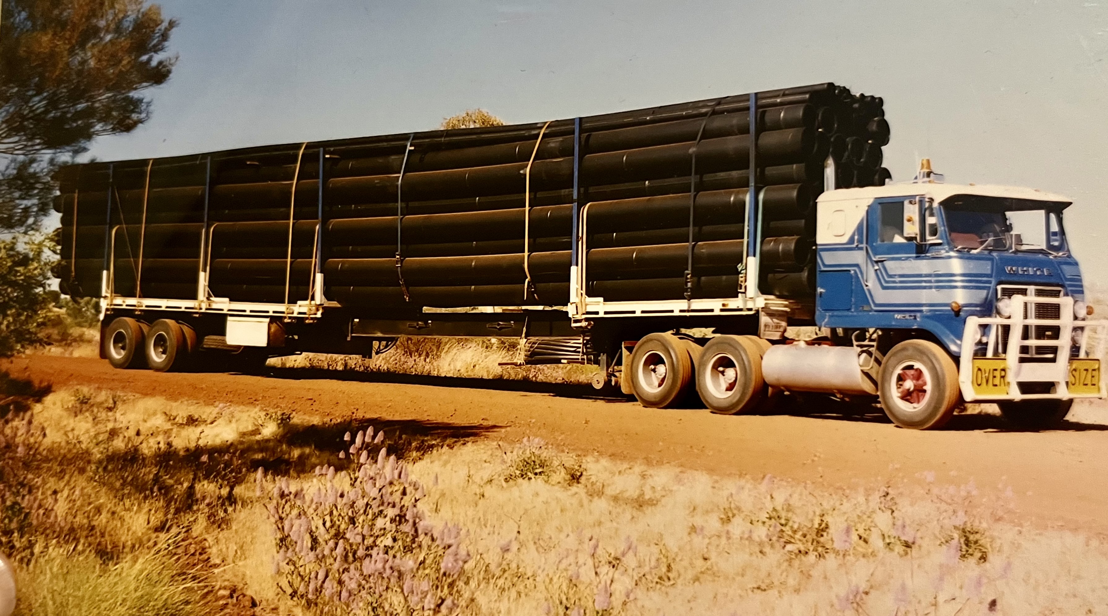 1968 HOWARD PORTER BOGEY EXTENDABLE TRAILER 