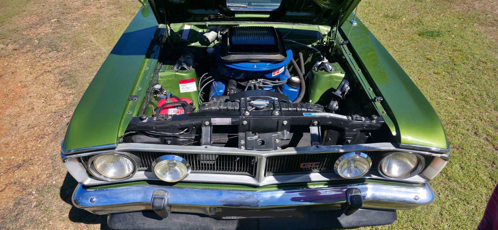 1972 FORD FALCON XY GT 4 SP MANUAL 4D SEDAN