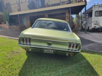 1967 FORD MUSTANG AUTOMATIC COUPE