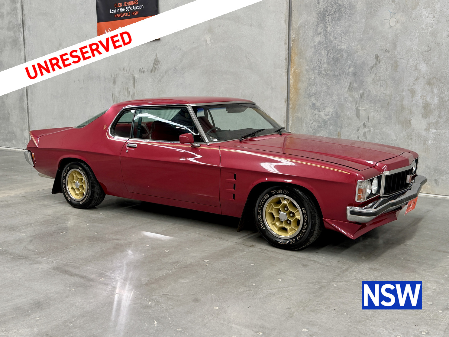 1976 HOLDEN HX LE MONARO V8 308 5.0L AUTO COUPE