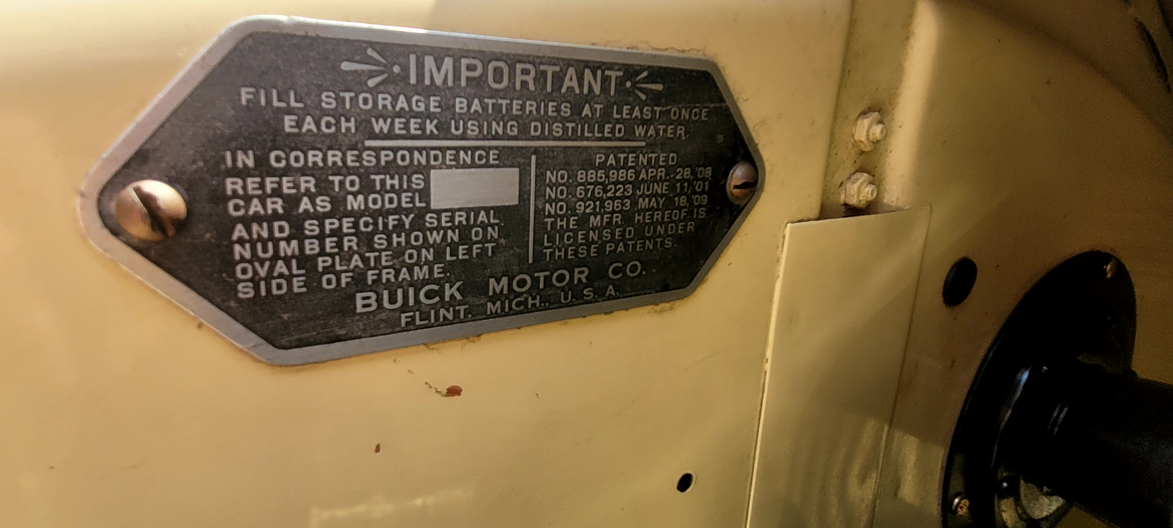 1924 BUICK SPORTS SERIES 35 TOURER