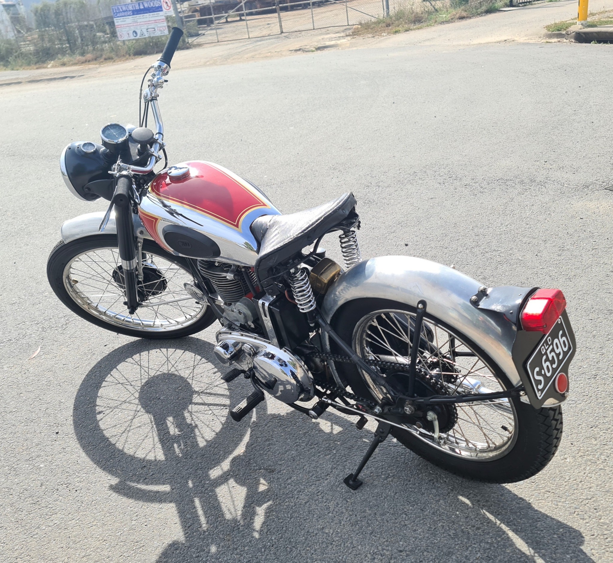 1950 BSA ZB32 350CC ALLOY CLIPPER