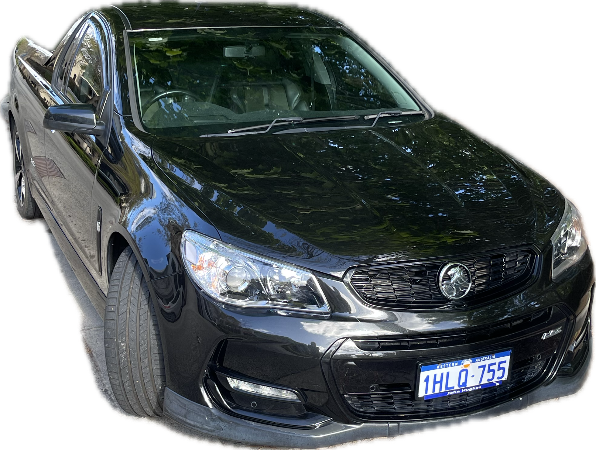 2016 HOLDEN UTE VFII MY16 SV6 BLACK EDITION 6 SP AUTOMATIC UTILITY