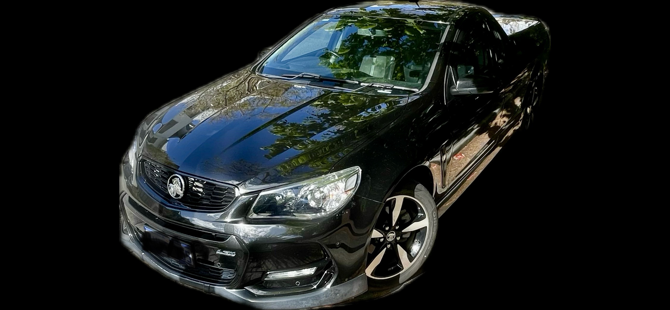 2016 HOLDEN UTE VFII MY16 SV6 BLACK EDITION 6 SP AUTOMATIC UTILITY