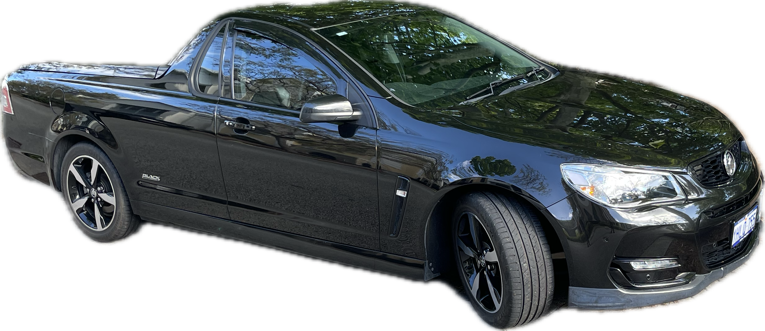 2016 HOLDEN UTE VFII MY16 SV6 BLACK EDITION 6 SP AUTOMATIC UTILITY