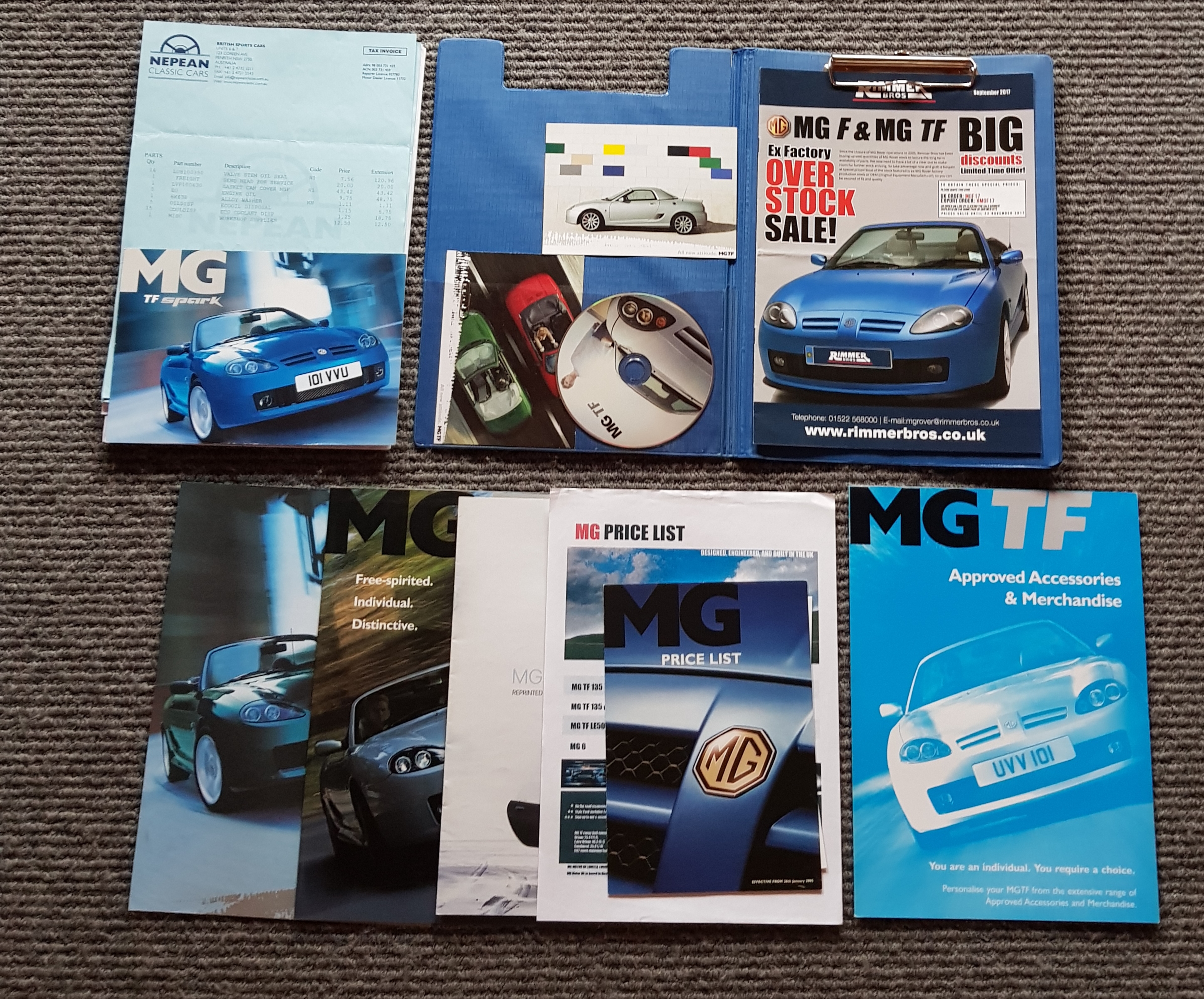 2004 M.G. TF 5 SP MANUAL 2D ROADSTER